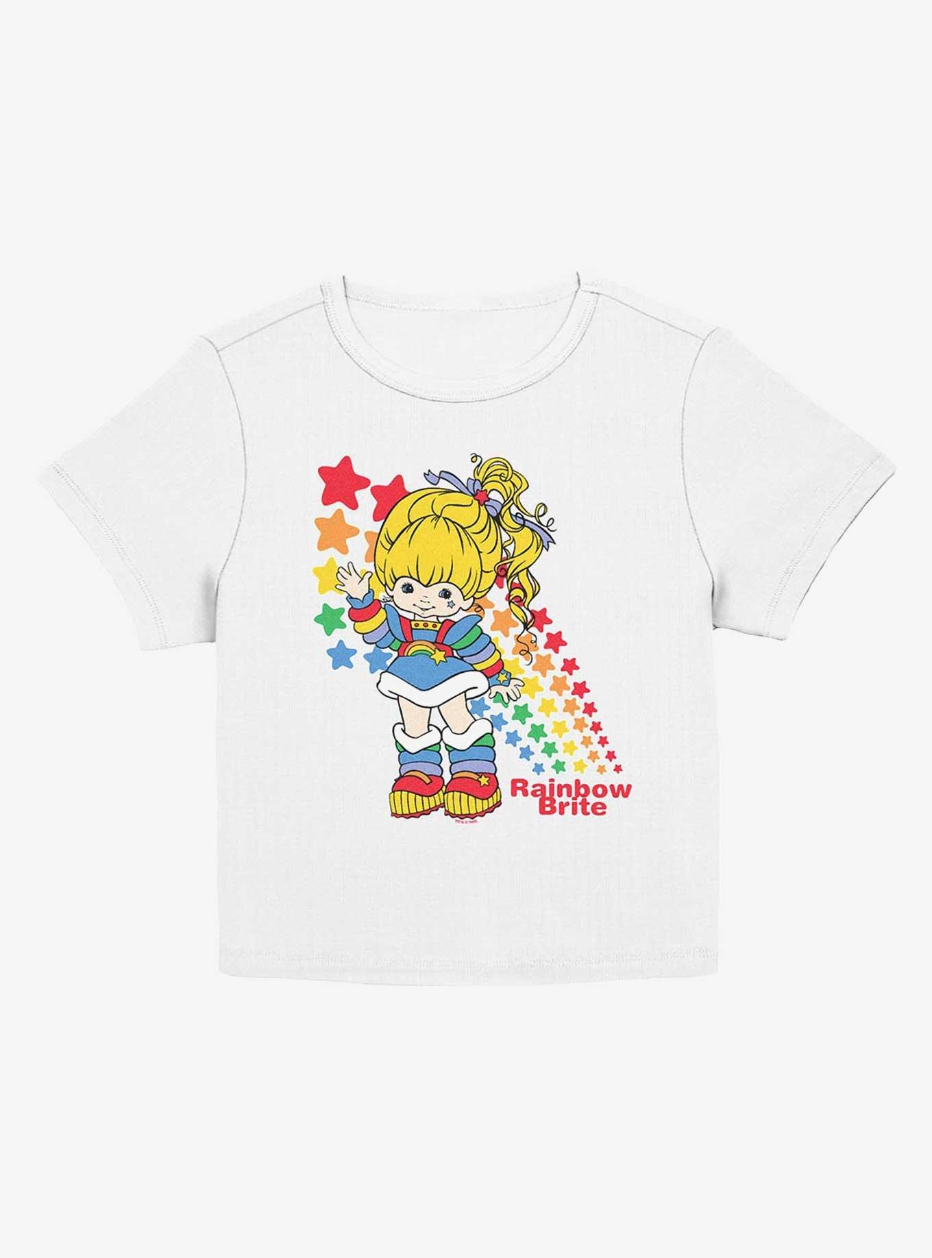 Rainbow Brite Hello Portrait Girls Baby T-Shirt, EGRET, hi-res