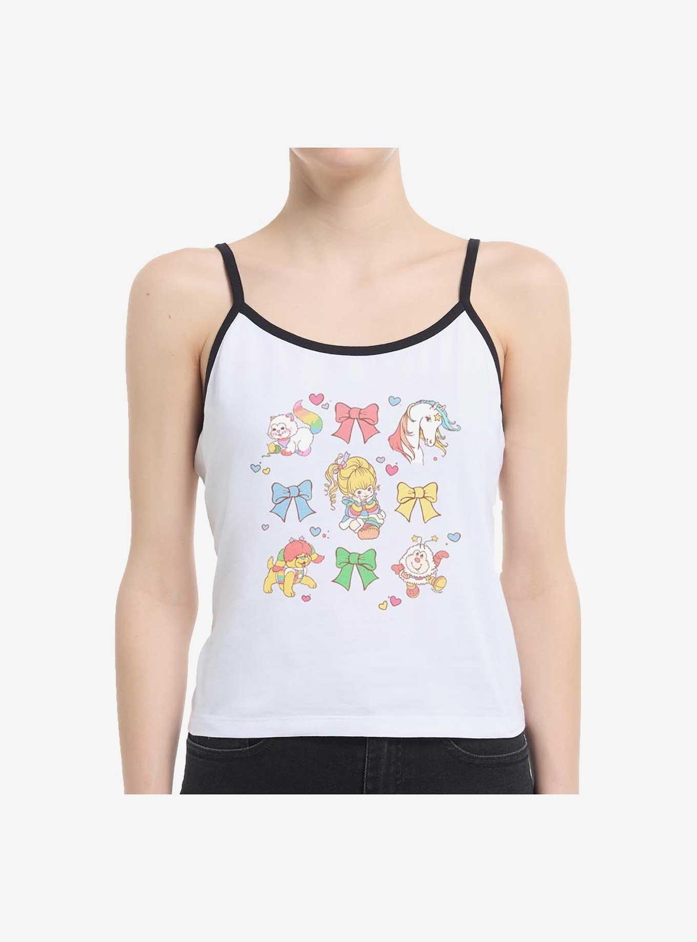 Rainbow Brite Cutie Bow Grid Girls Cami, , hi-res