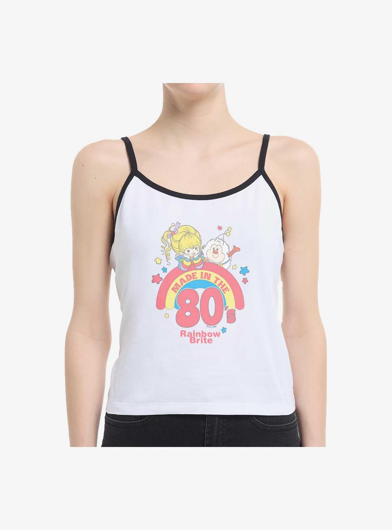 Rainbow Brite Made In The 80s Pastel Girls Cami, WHITE, hi-res