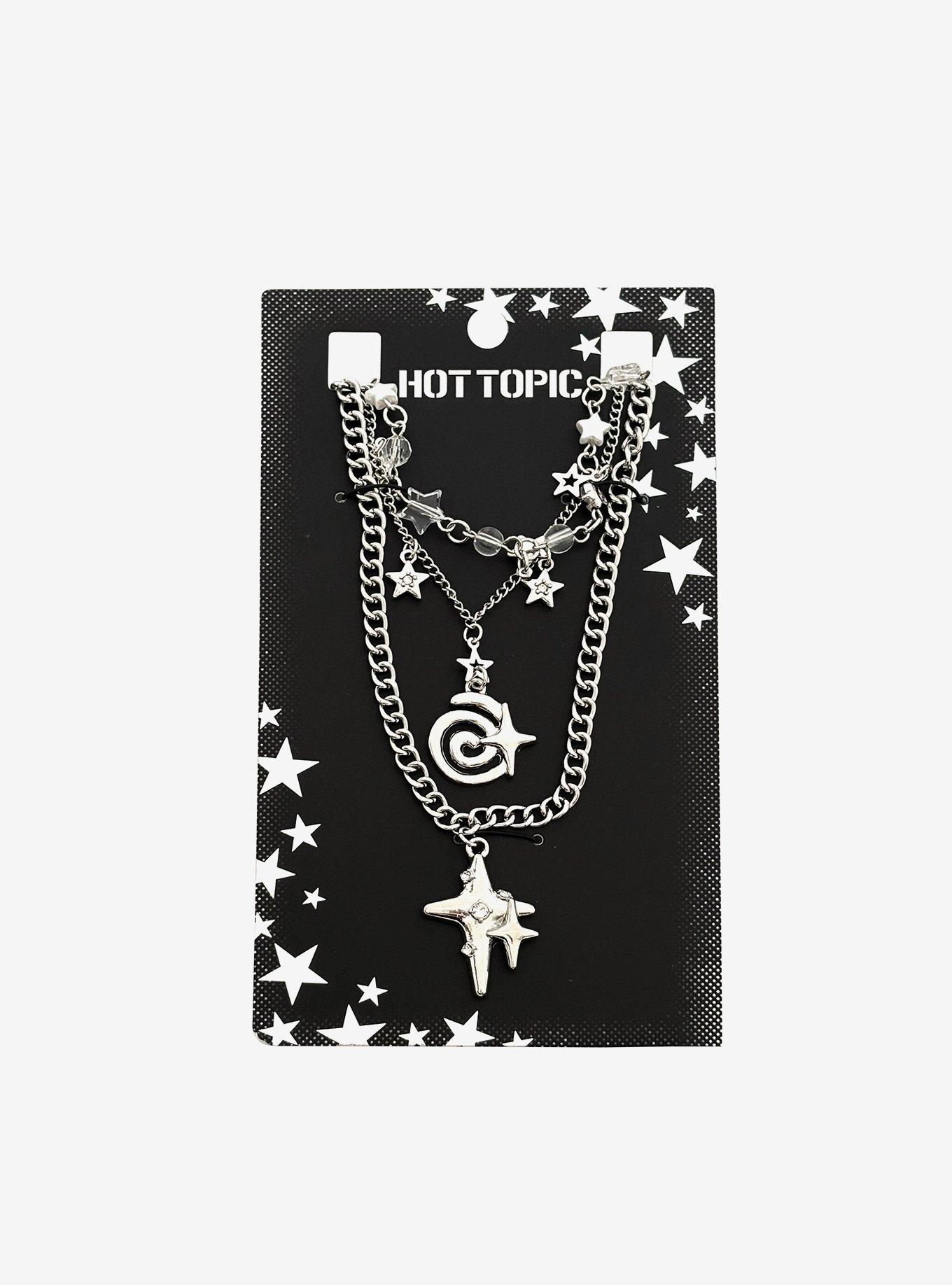 Star Cluster Spiral Necklace Set, , hi-res