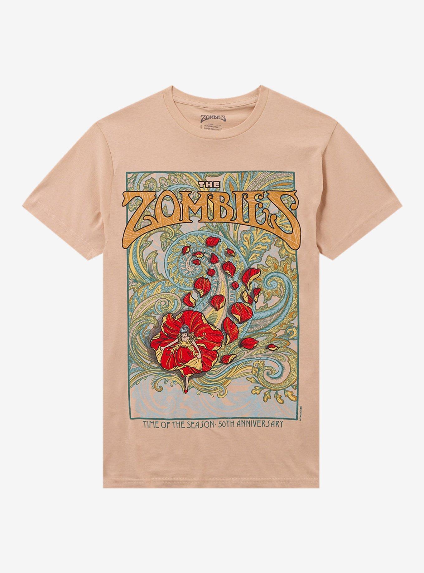 The Zombies Time Of The Season Anniversary T-Shirt, , hi-res