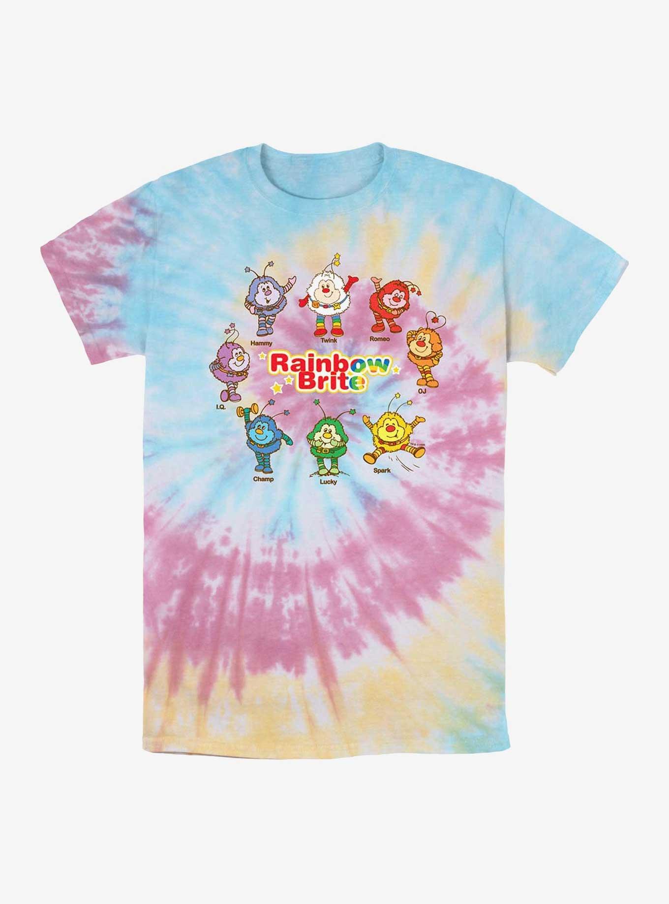 Rainbow Brite Sprites Textbook Tie-Dye T-Shirt, , hi-res