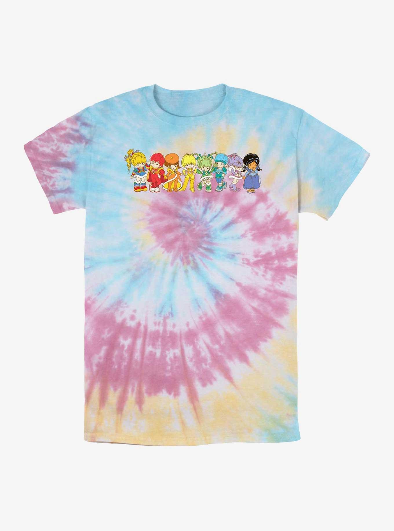 Rainbow Brite Line Up Tie-Dye T-Shirt