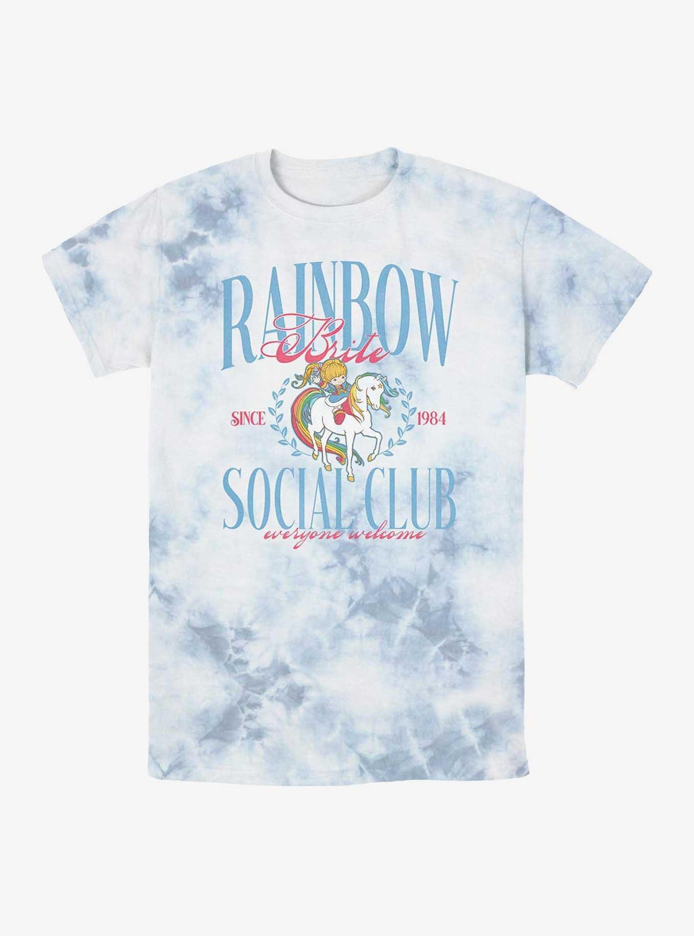 Rainbow Brite Social Club Tie-Dye T-Shirt, WHITEBLUE, hi-res