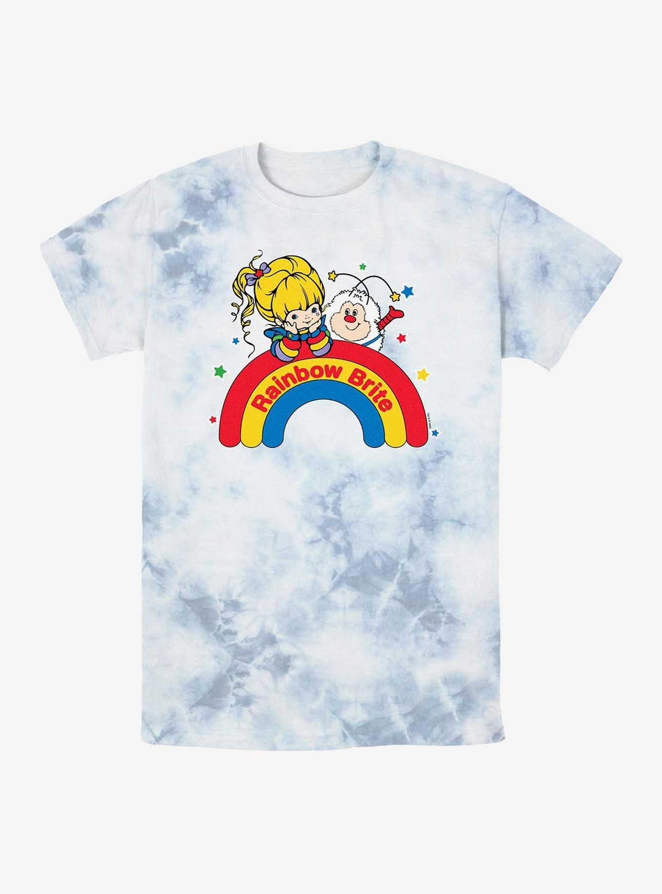 Rainbow Brite Wishing On A Rainbow Tie-Dye T-Shirt, WHITEBLUE, hi-res