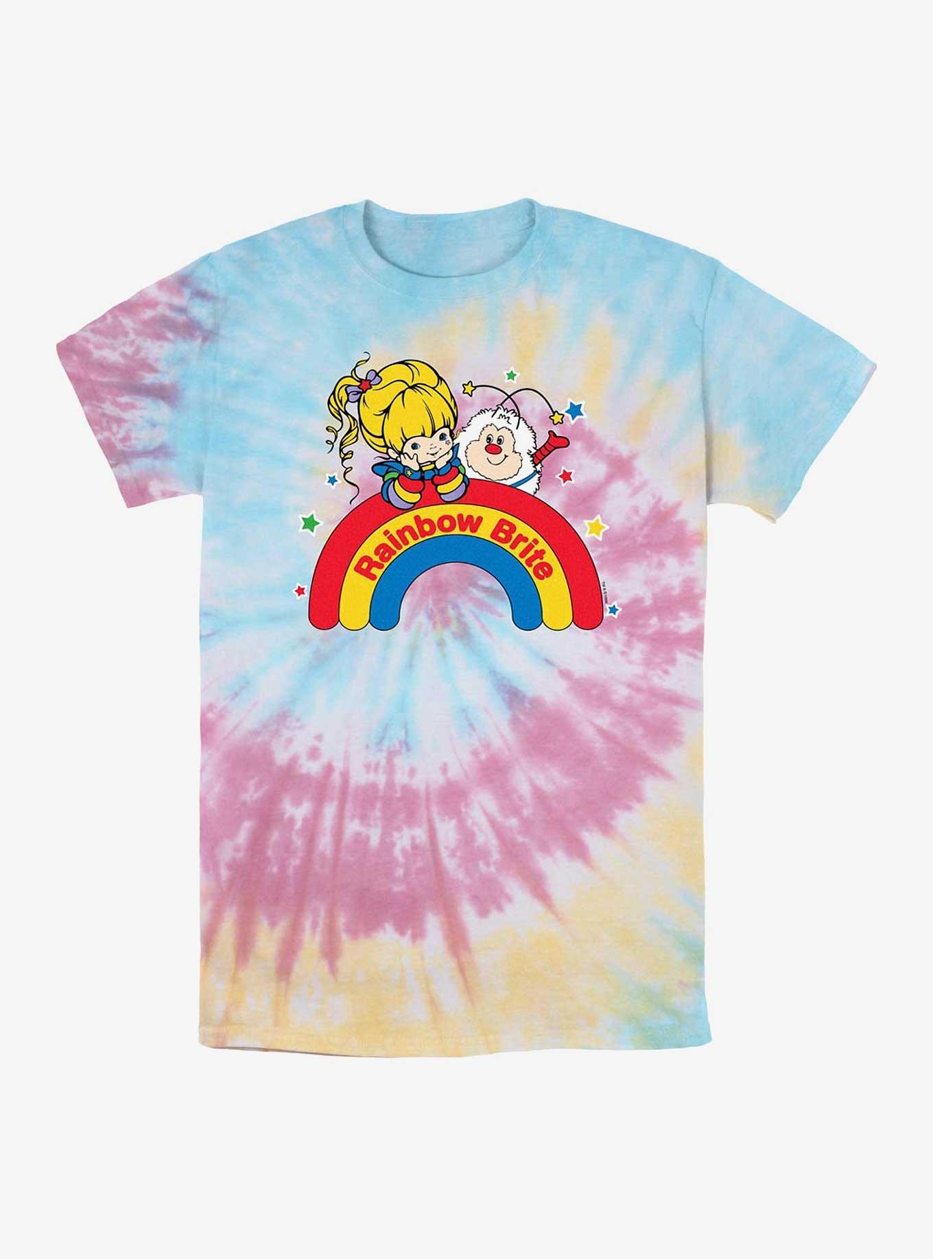 Rainbow Brite Wishing On A Rainbow Tie-Dye T-Shirt, BLUPNKLY, hi-res