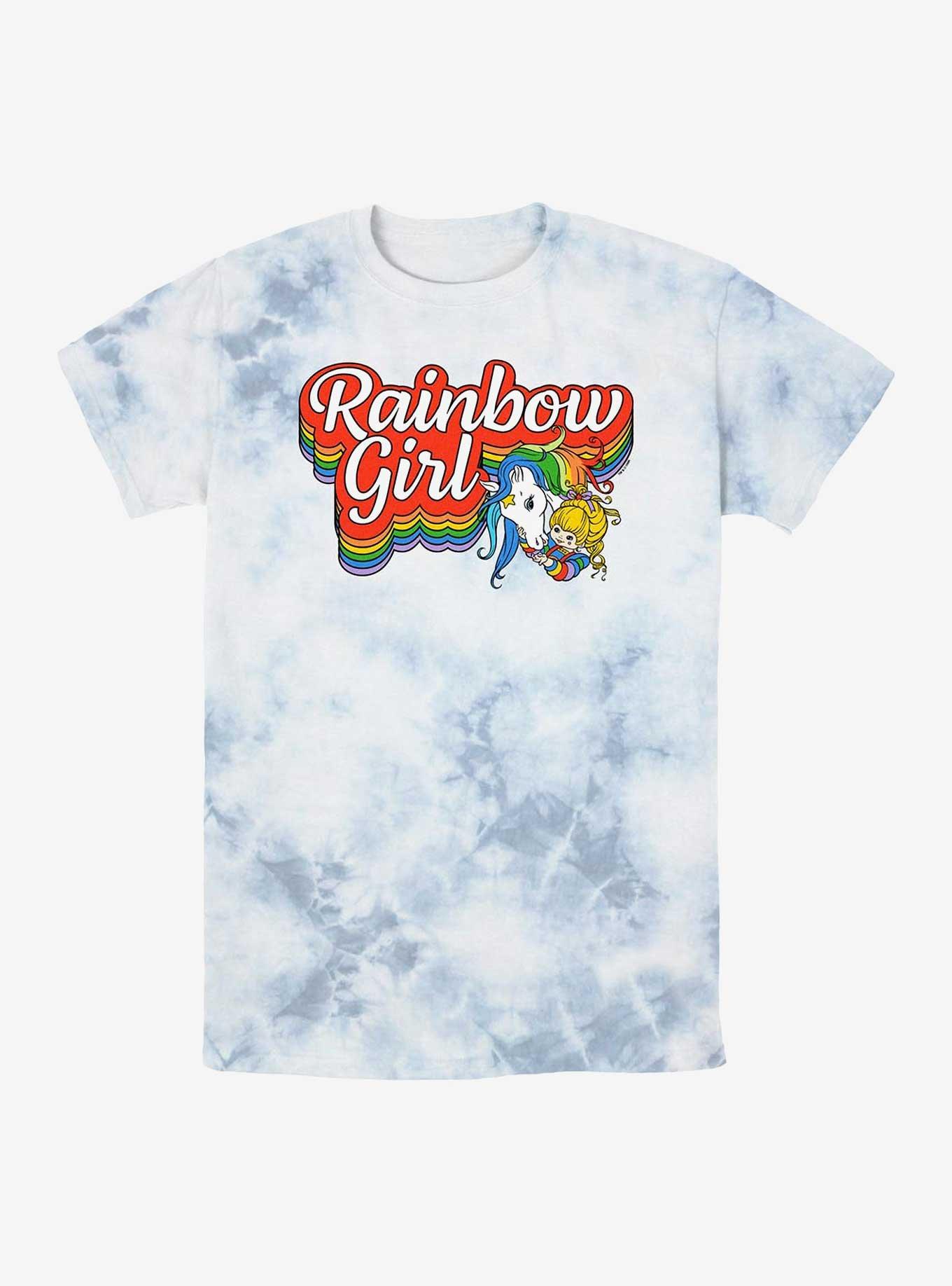 Rainbow Brite Rainbow Girl Tie-Dye T-Shirt, WHITEBLUE, hi-res