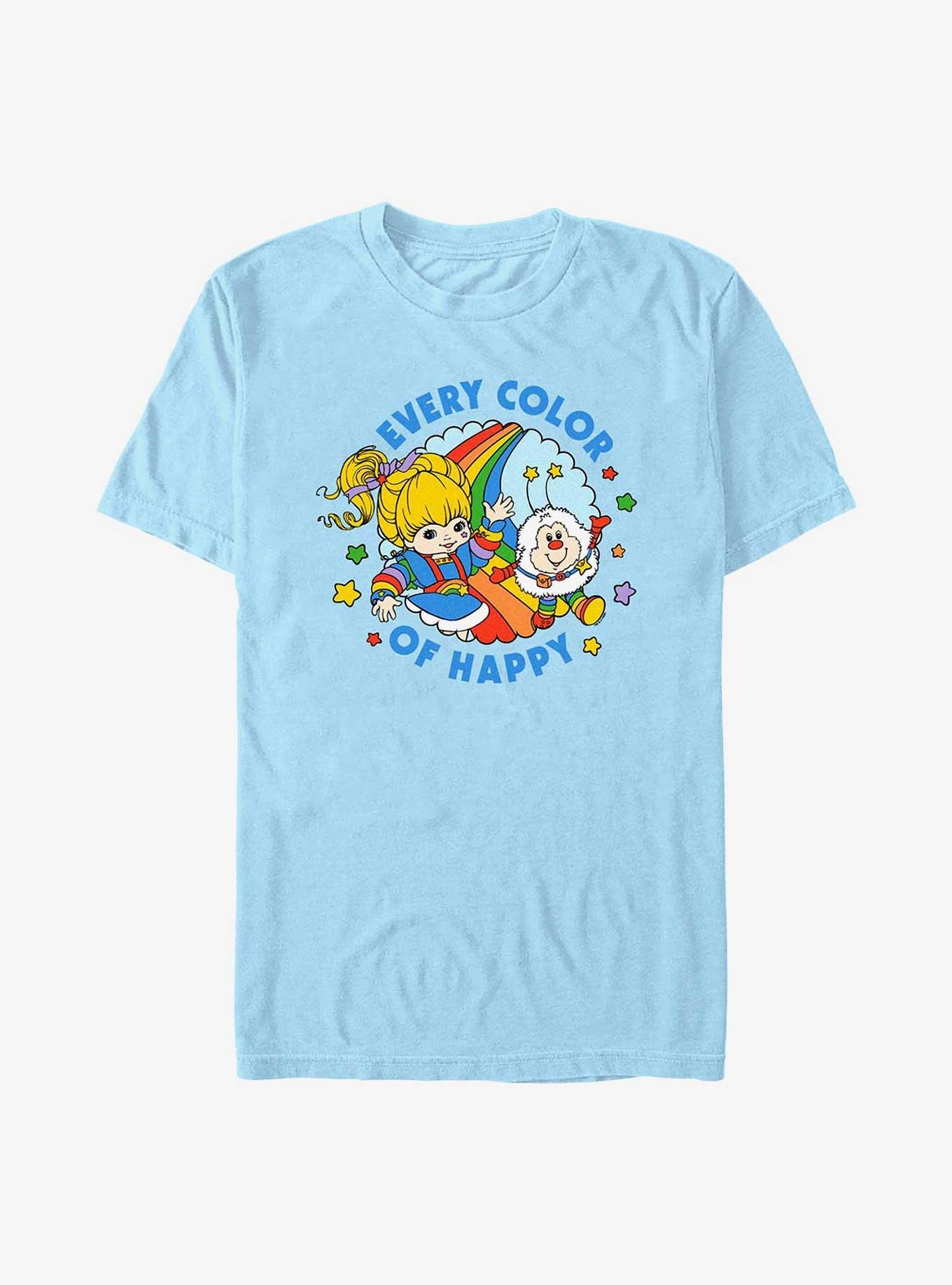 Rainbow Brite Every Color Of Happy T-Shirt, LT BLUE, hi-res