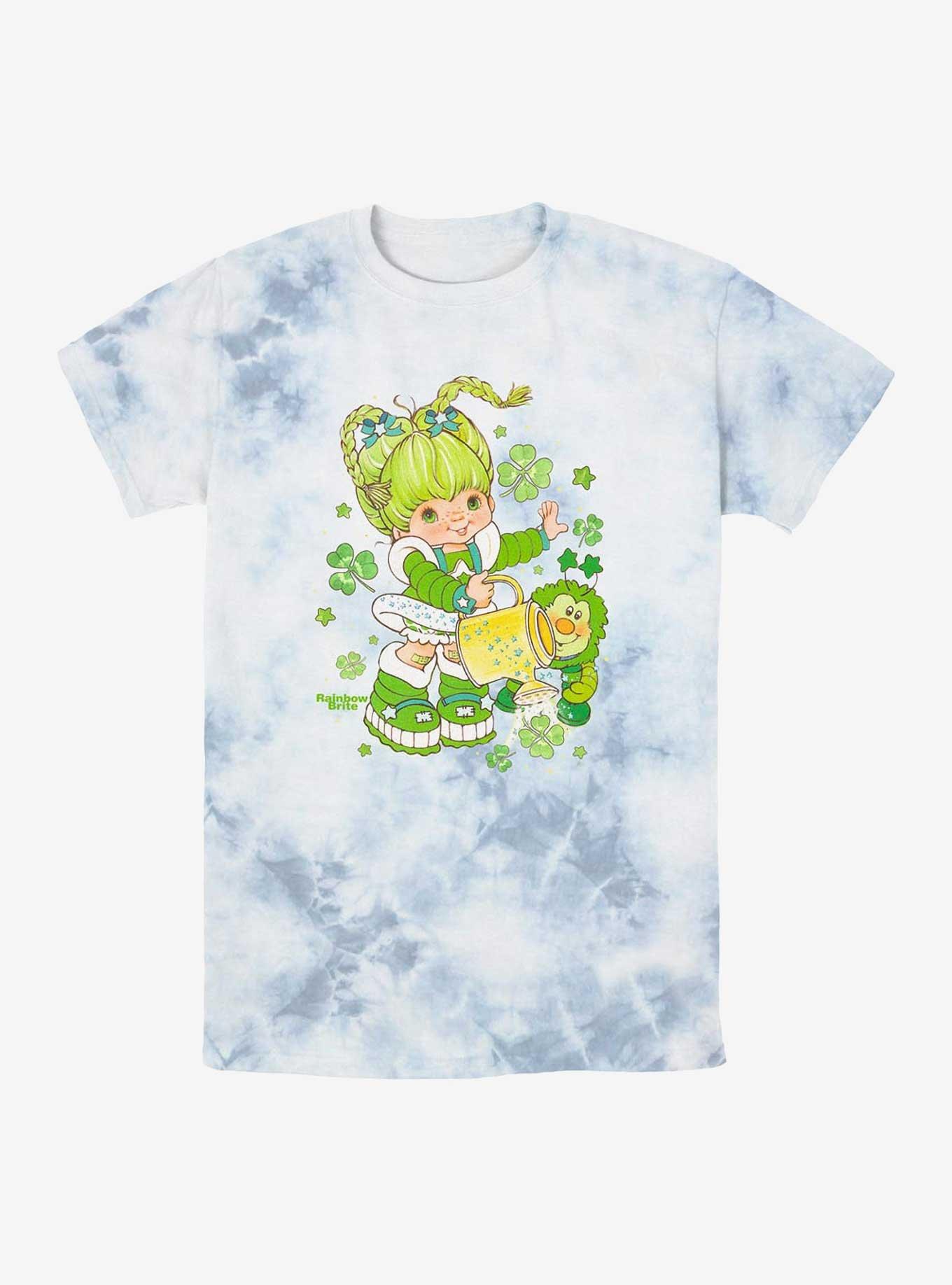Rainbow Brite Pattys Day Tie-Dye T-Shirt, WHITEBLUE, hi-res