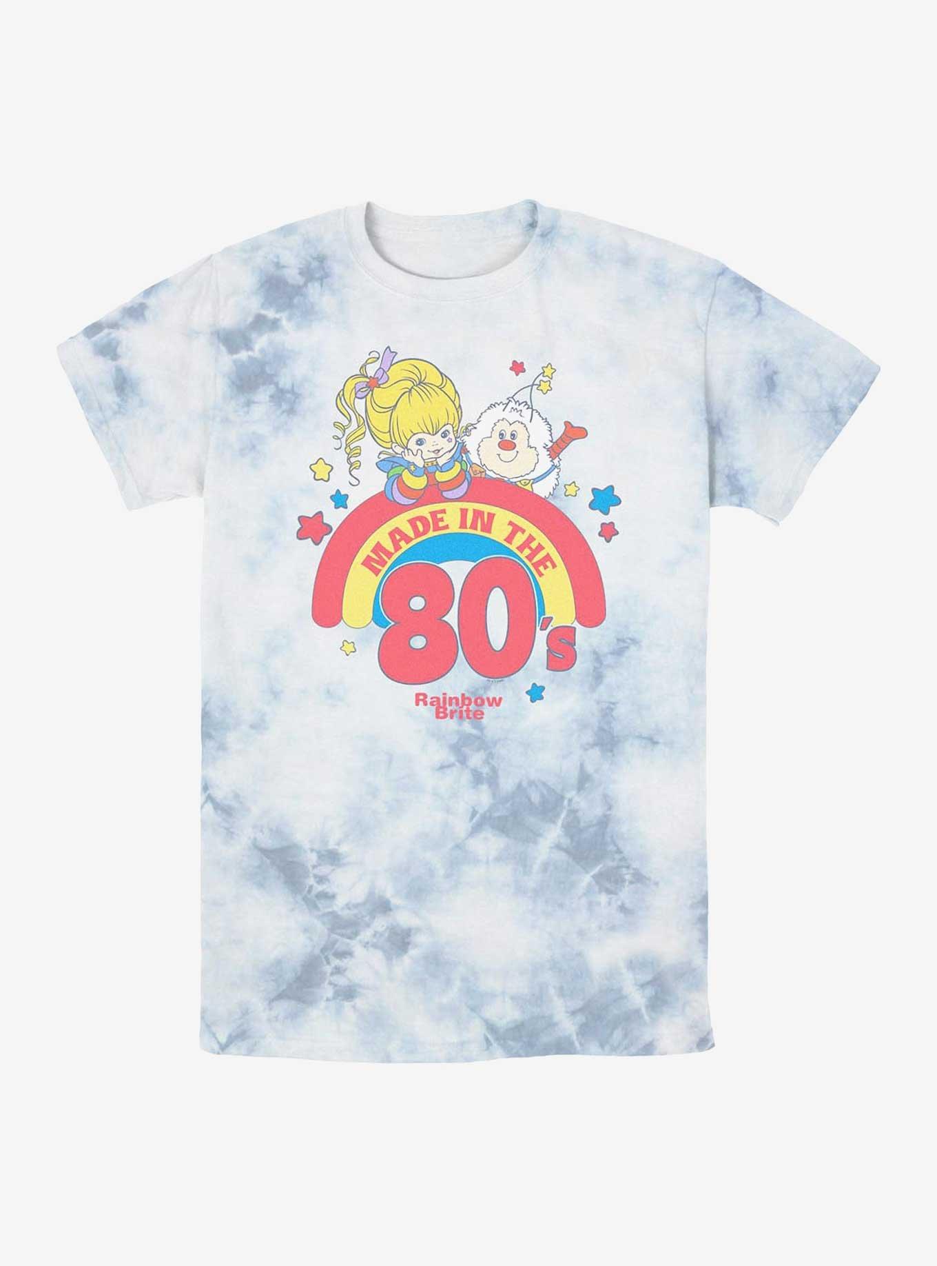 Rainbow Brite Made In The 80s Pastel Tie-Dye T-Shirt, WHITEBLUE, hi-res