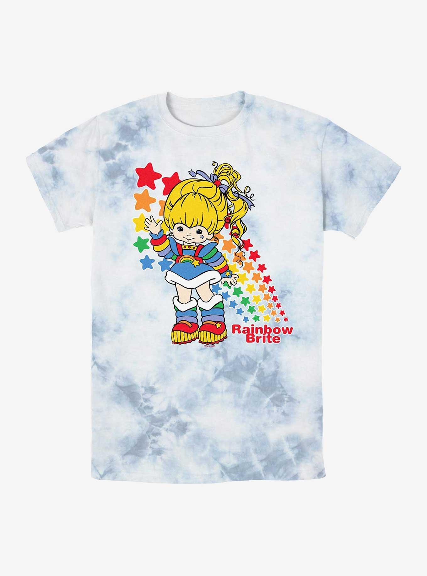 Rainbow Brite Hello Portrait Tie-Dye T-Shirt, , hi-res
