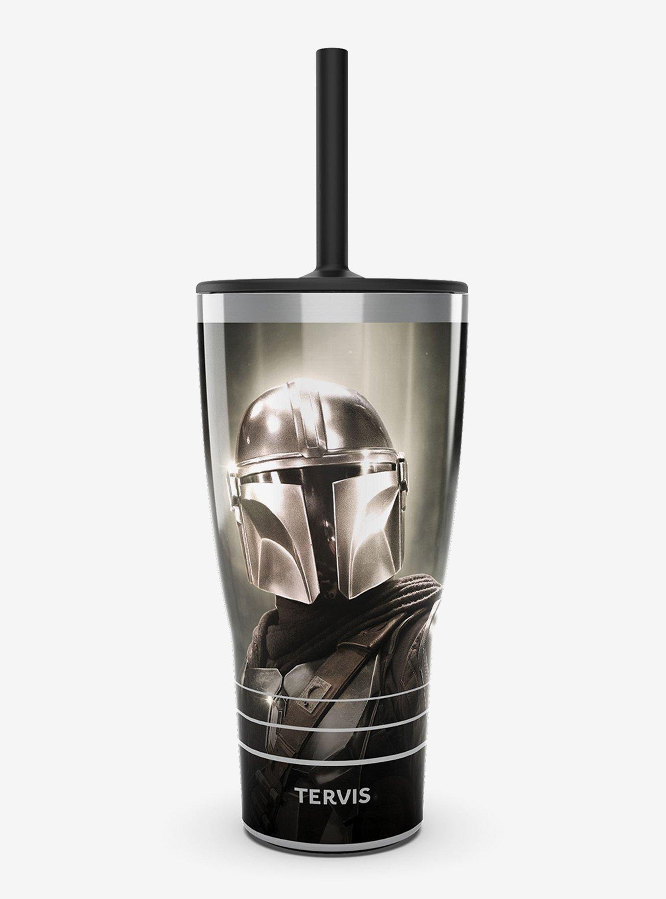 Star Wars The Mandalorian Chrome Triple Insulated Tumbler Travel Cup, , hi-res