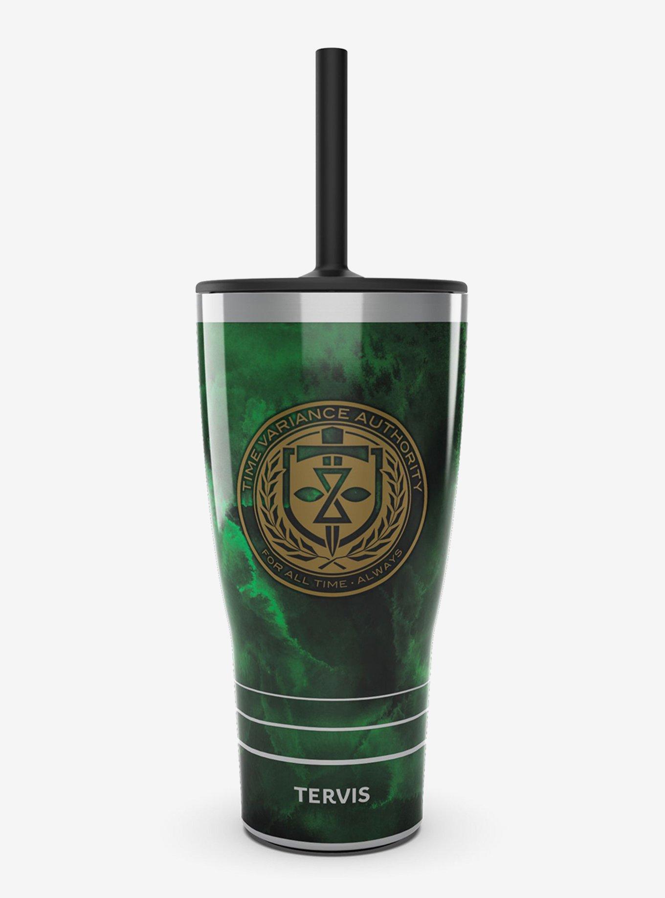 Marvel Loki Green Crest Triple Insulated Tumbler Travel Cup, , hi-res