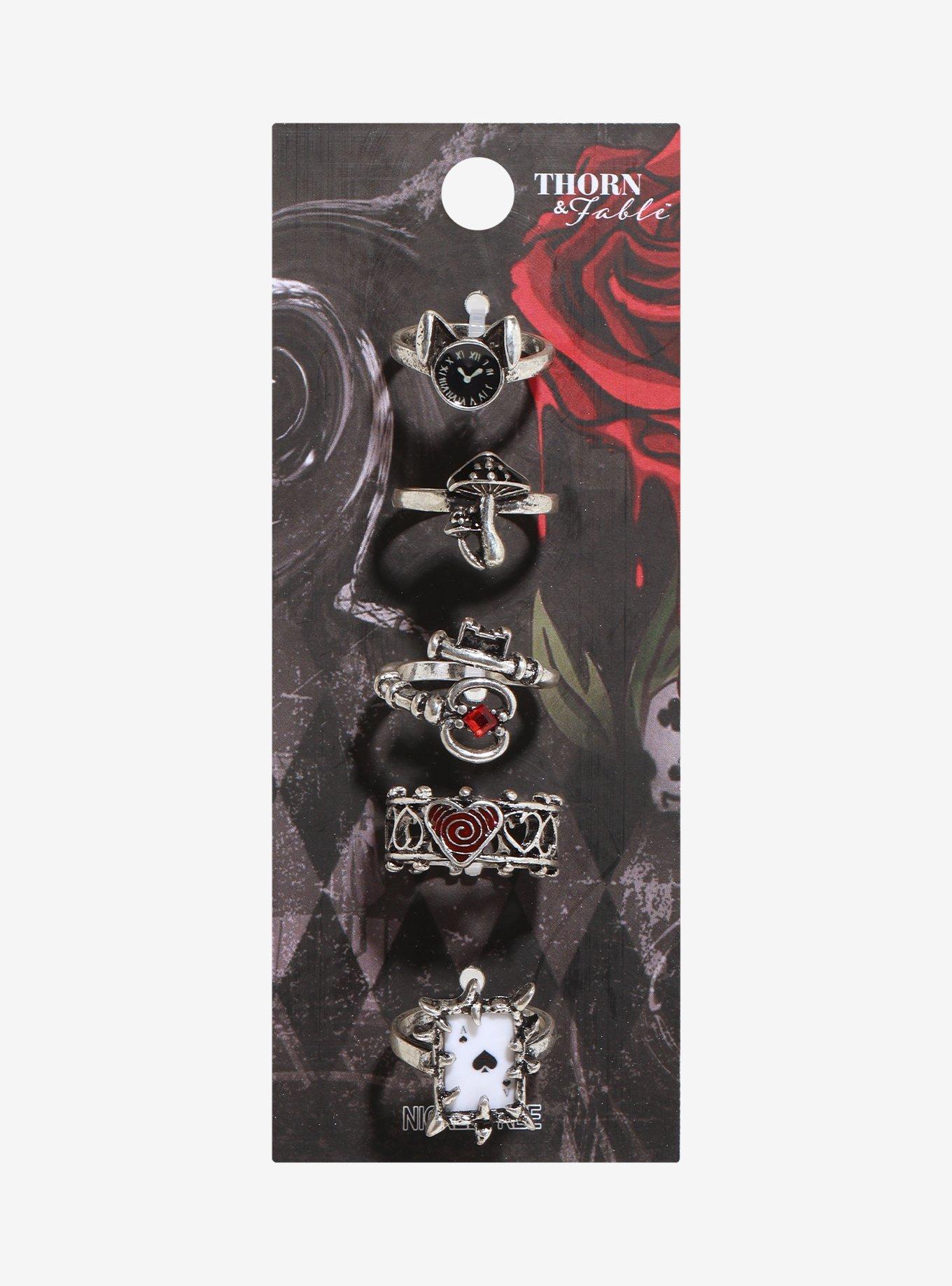 Thorn & Fable Mad Tea Party Ring Set, , hi-res