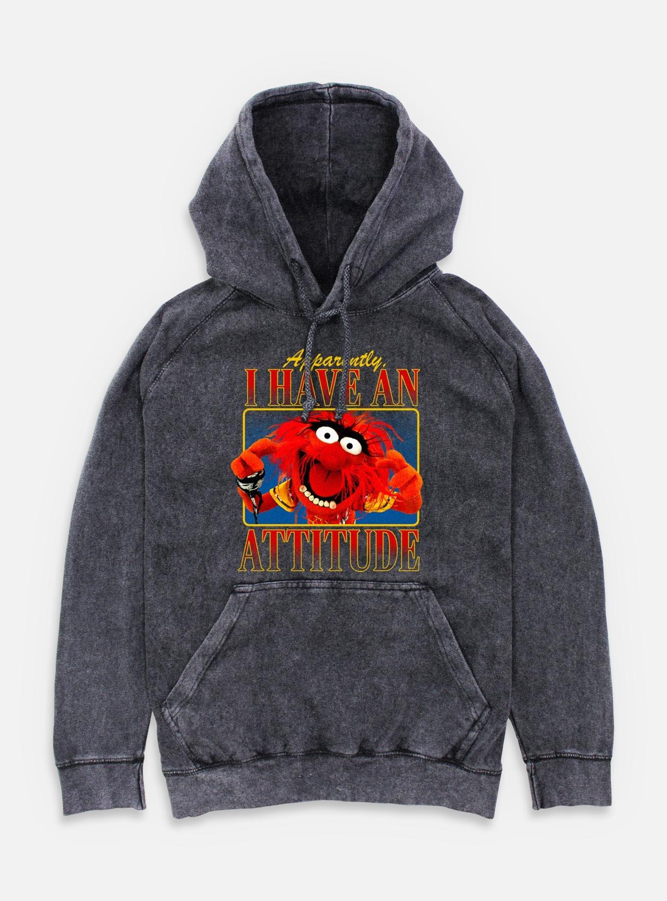 Disney The Muppets I Have An Attitude Mineral Wash Hoodie, , hi-res