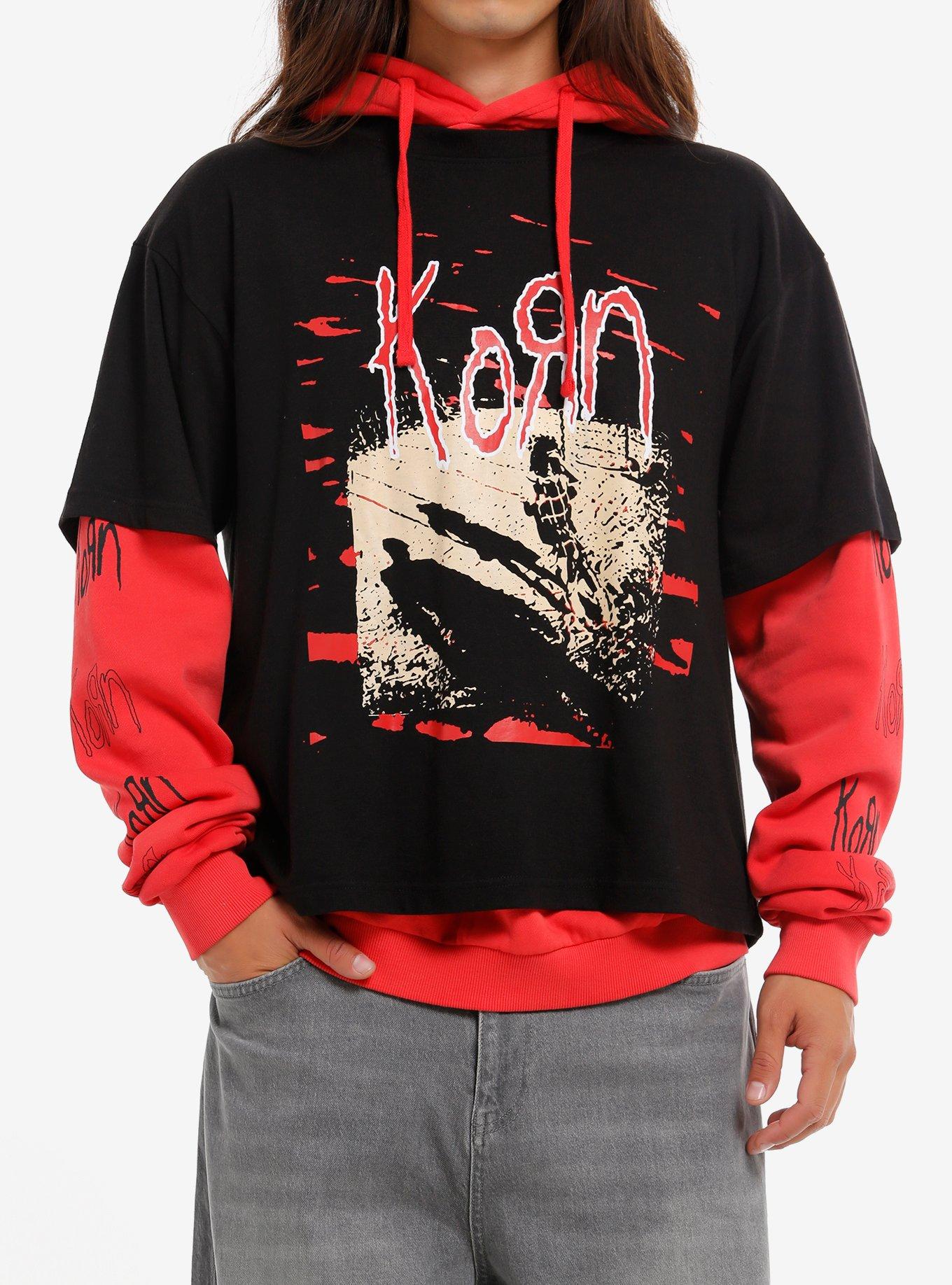 Korn Self-Titled Twofer Hoodie, , hi-res
