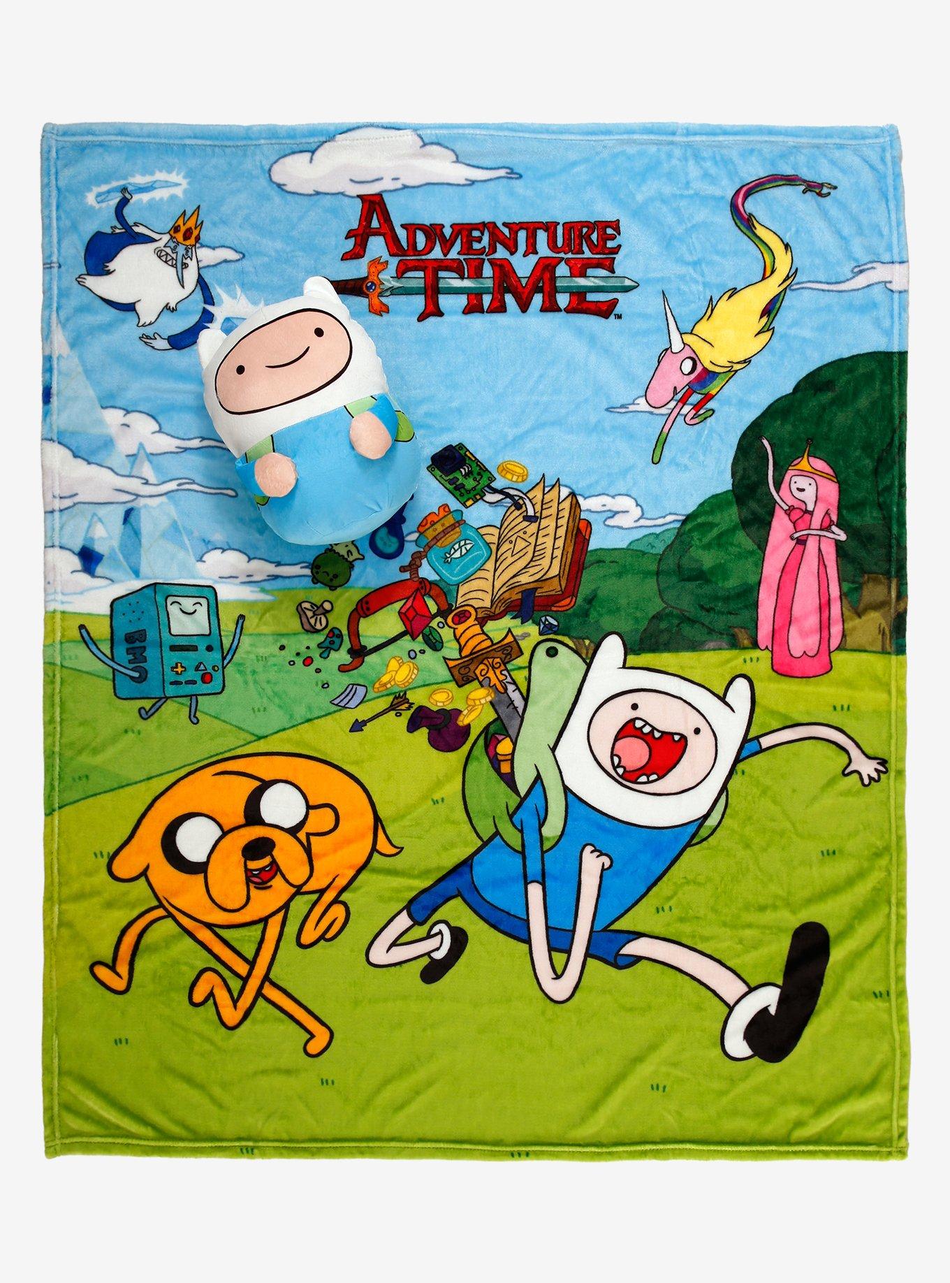 Adventure Time Plush & Throw Blanket Set, , hi-res