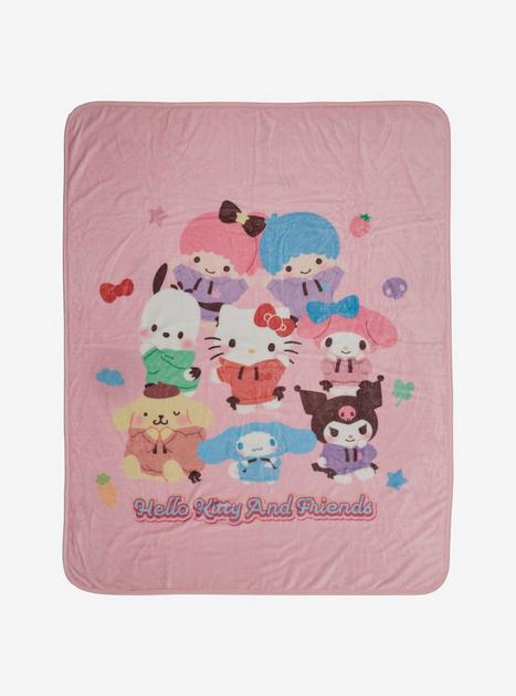 Hello Kitty And Friends Hoodies Throw Blanket | Hot Topic