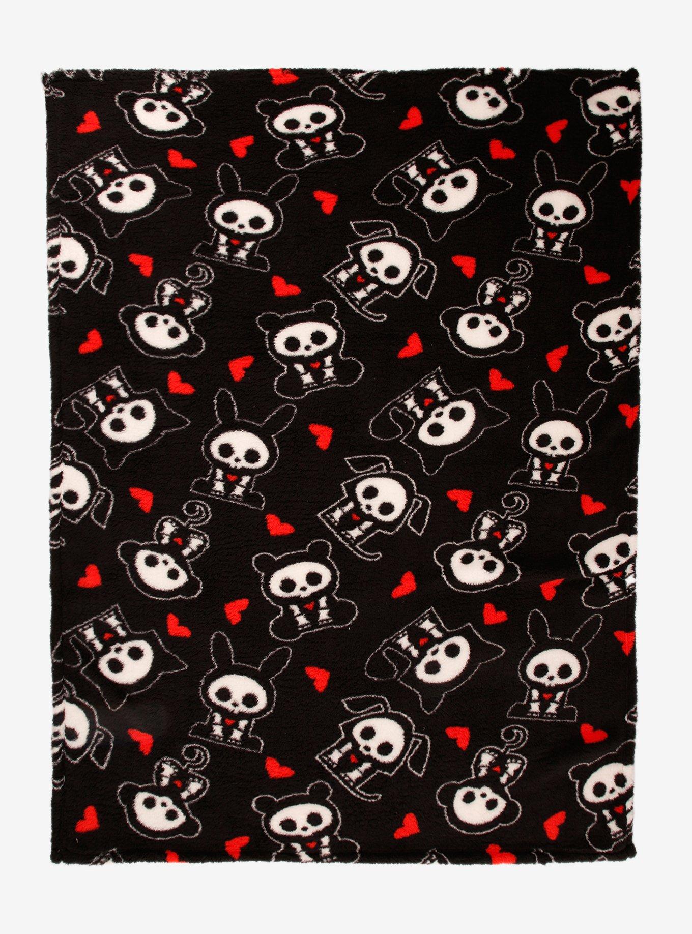 Skelanimals Sherpa Throw Blanket, , hi-res
