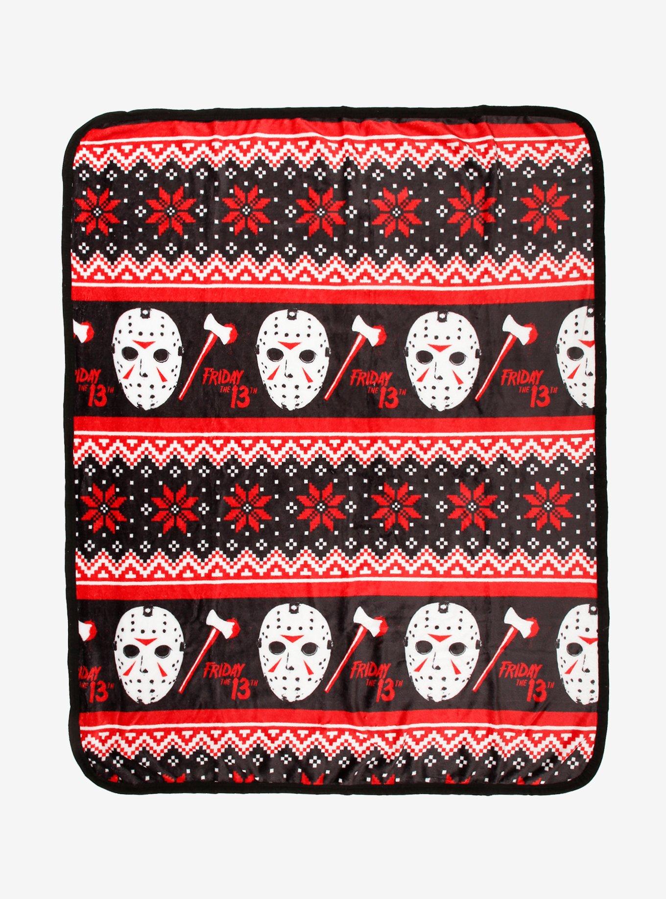 Friday The 13th Fair Isle Throw Blanket, , hi-res