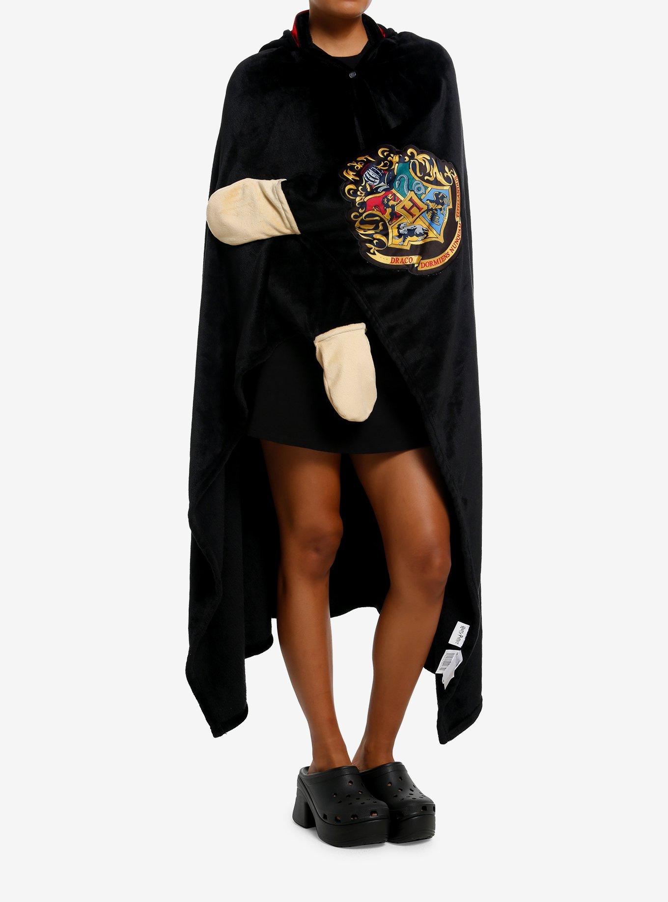 Harry Potter Hogwarts Cloak Hooded Throw Blanket, , hi-res