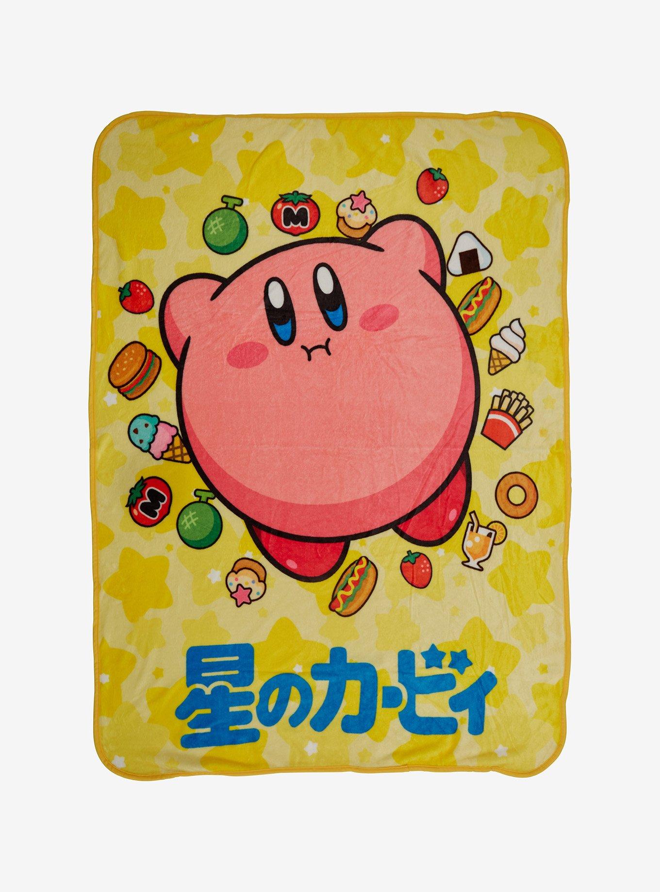 Kirby Float Food Throw Blanket