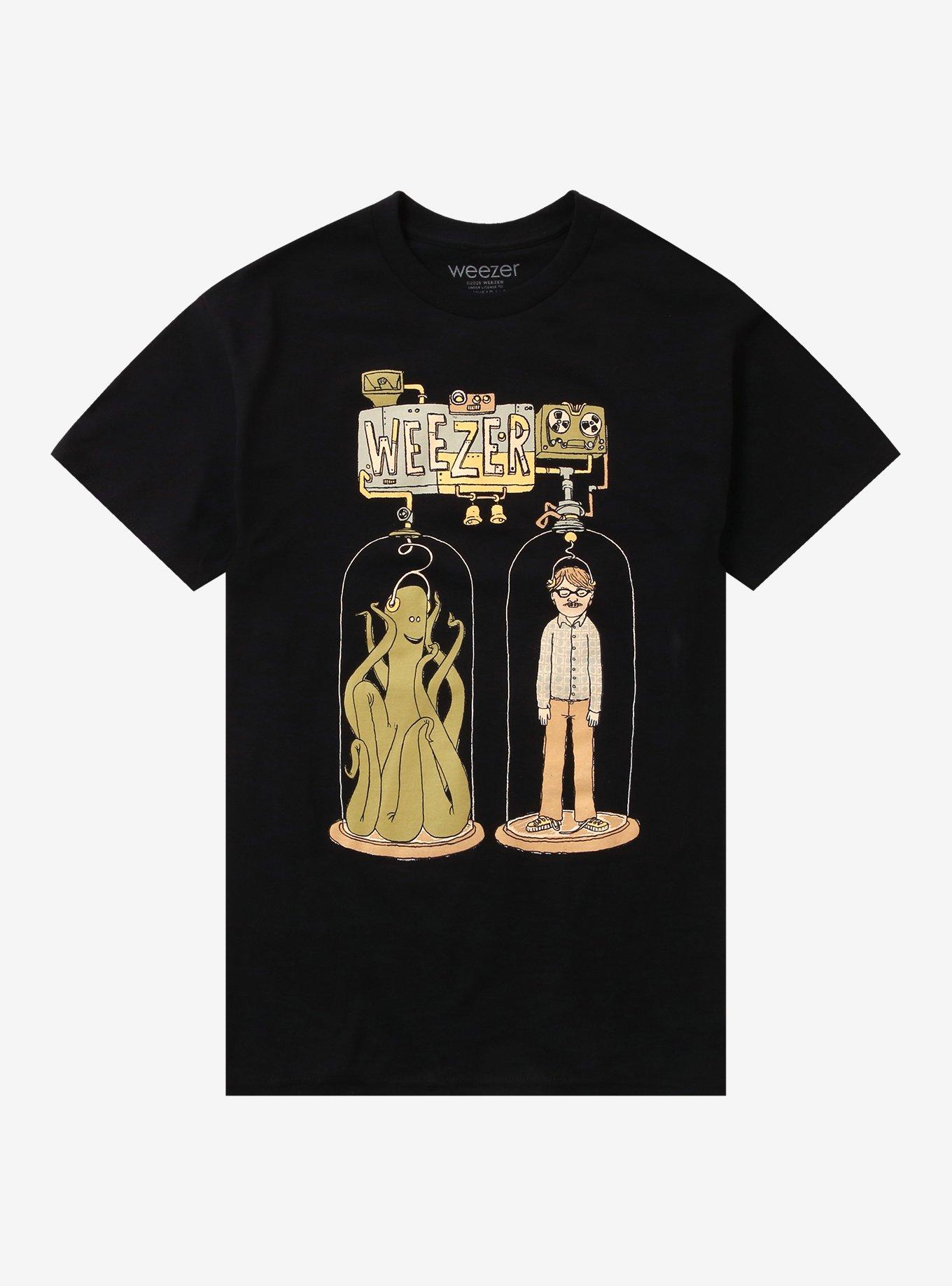 Weezer Alien & Man T-Shirt, , hi-res