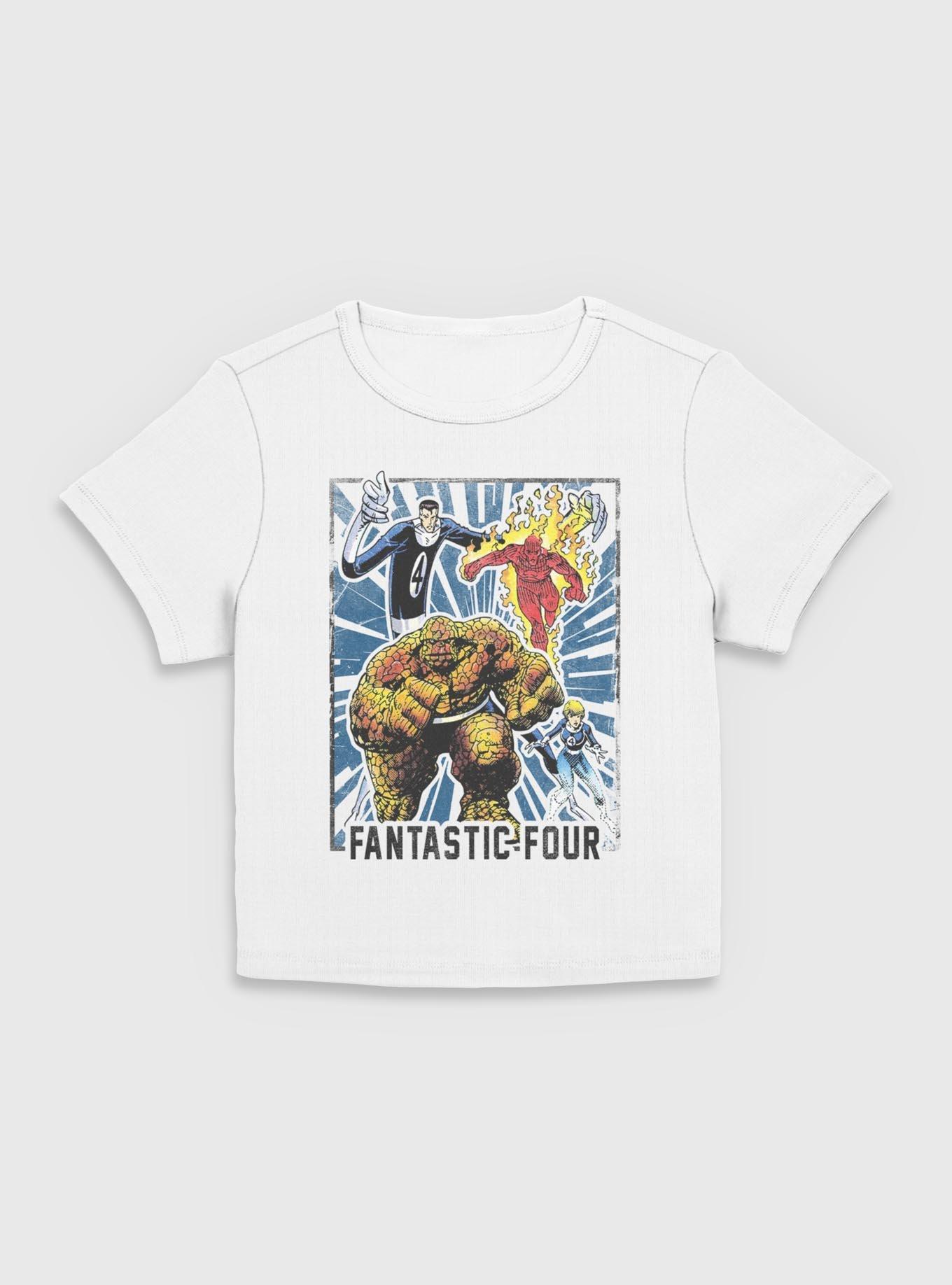 Marvel Fantastic Four Card Womens Baby T-Shirt, , hi-res