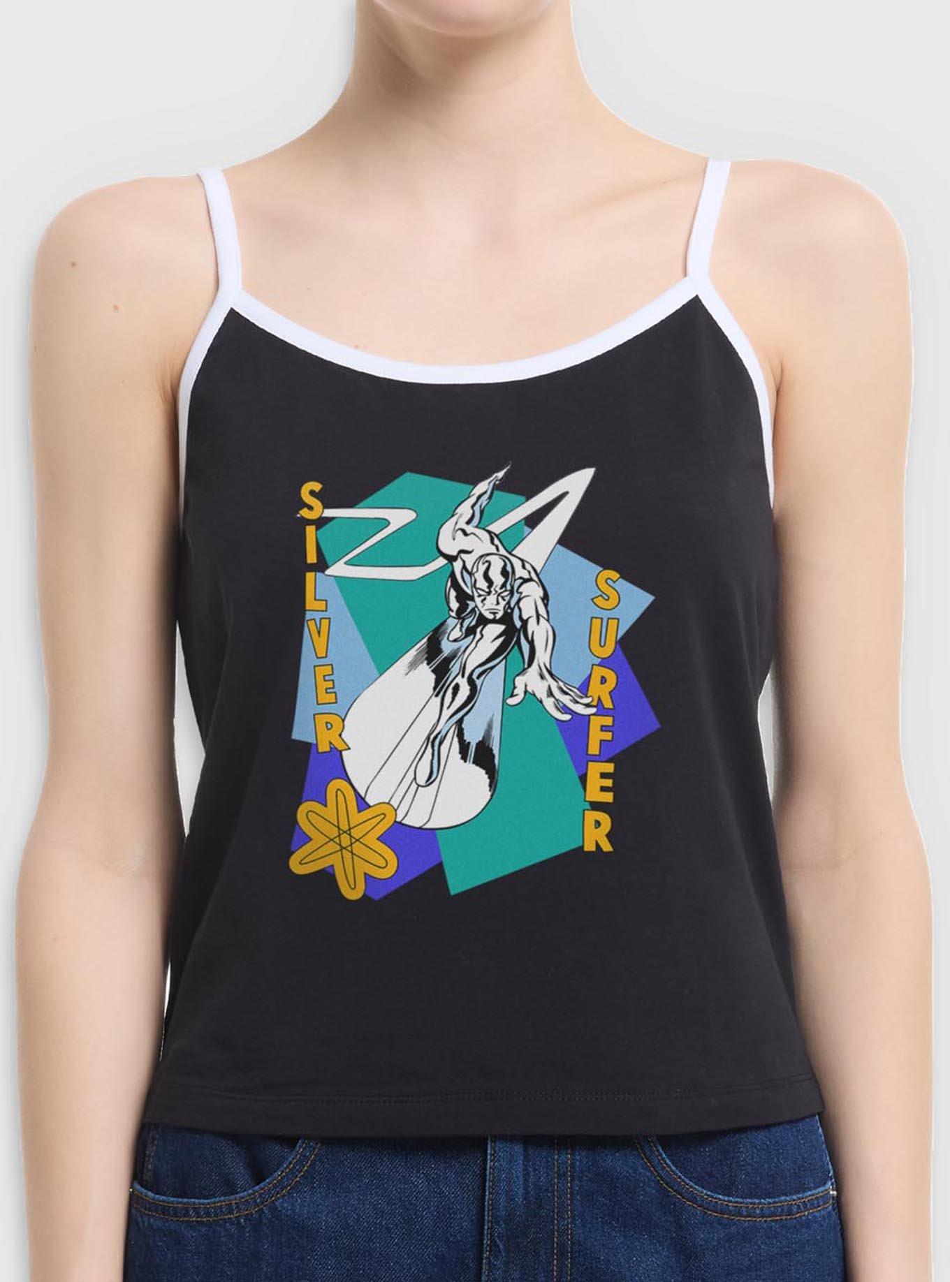 Marvel Fantastic Four Silver Surfer Shapes Womens Cami Tank Top, , hi-res