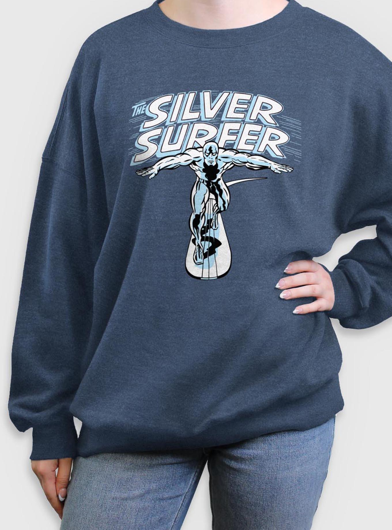 Marvel Fantastic Four The Silver Surfer Title Womens Oversized Sweatshirt, , hi-res