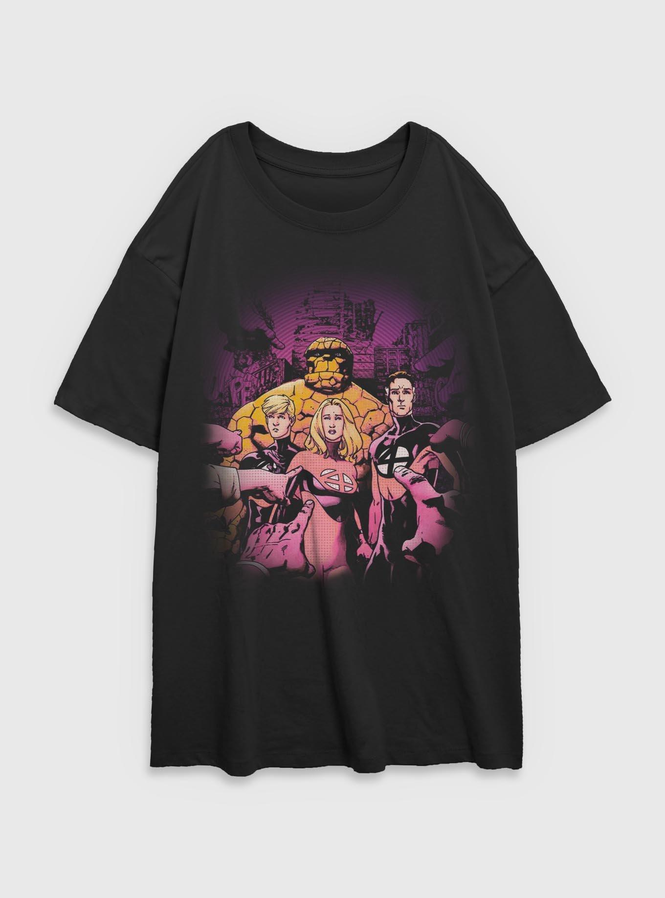 Marvel Fantastic Four Blame Womens Oversized T-Shirt, , hi-res