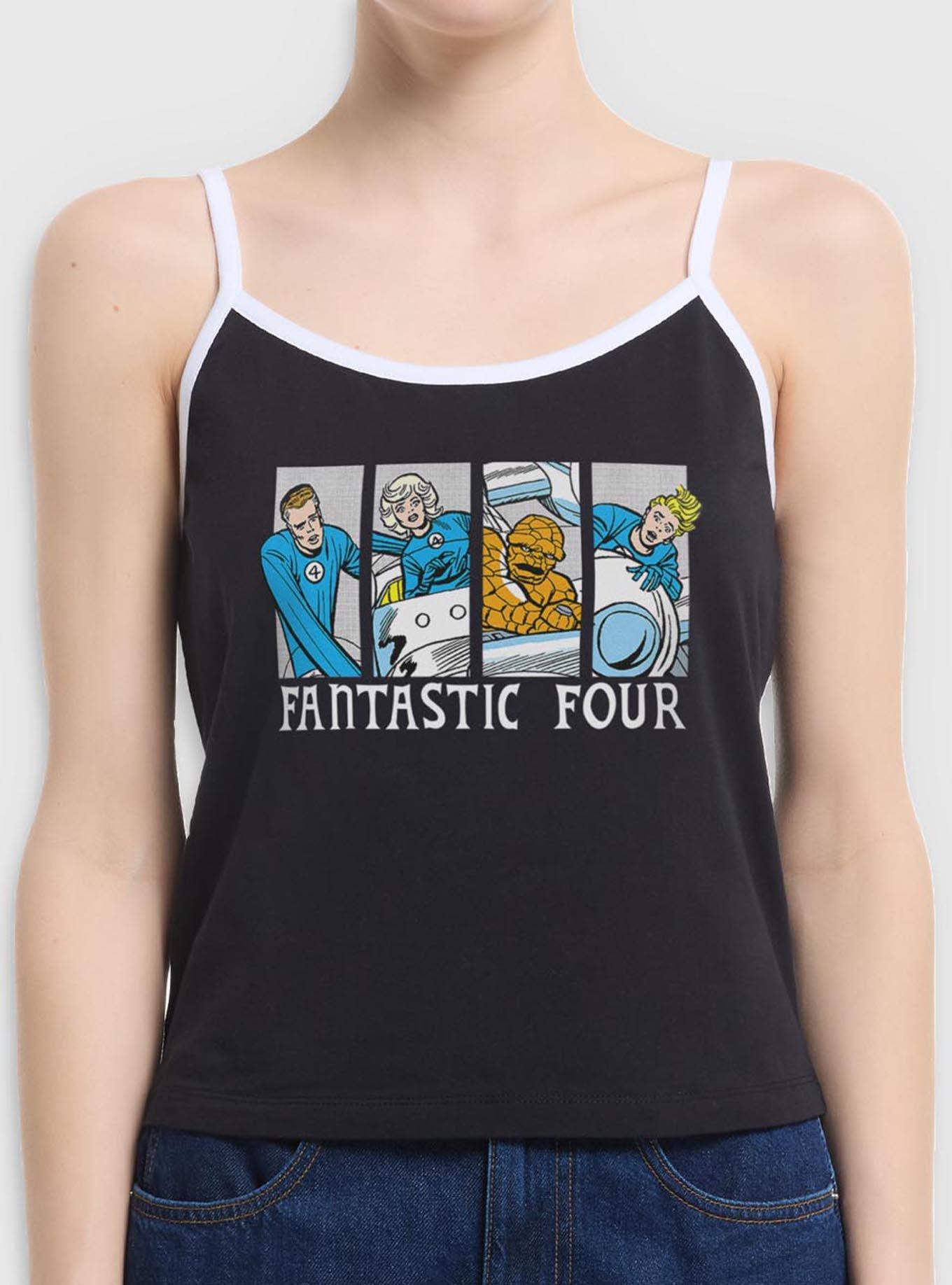 Marvel Fantastic Four Comic Panels Womens Cami Tank Top, , hi-res