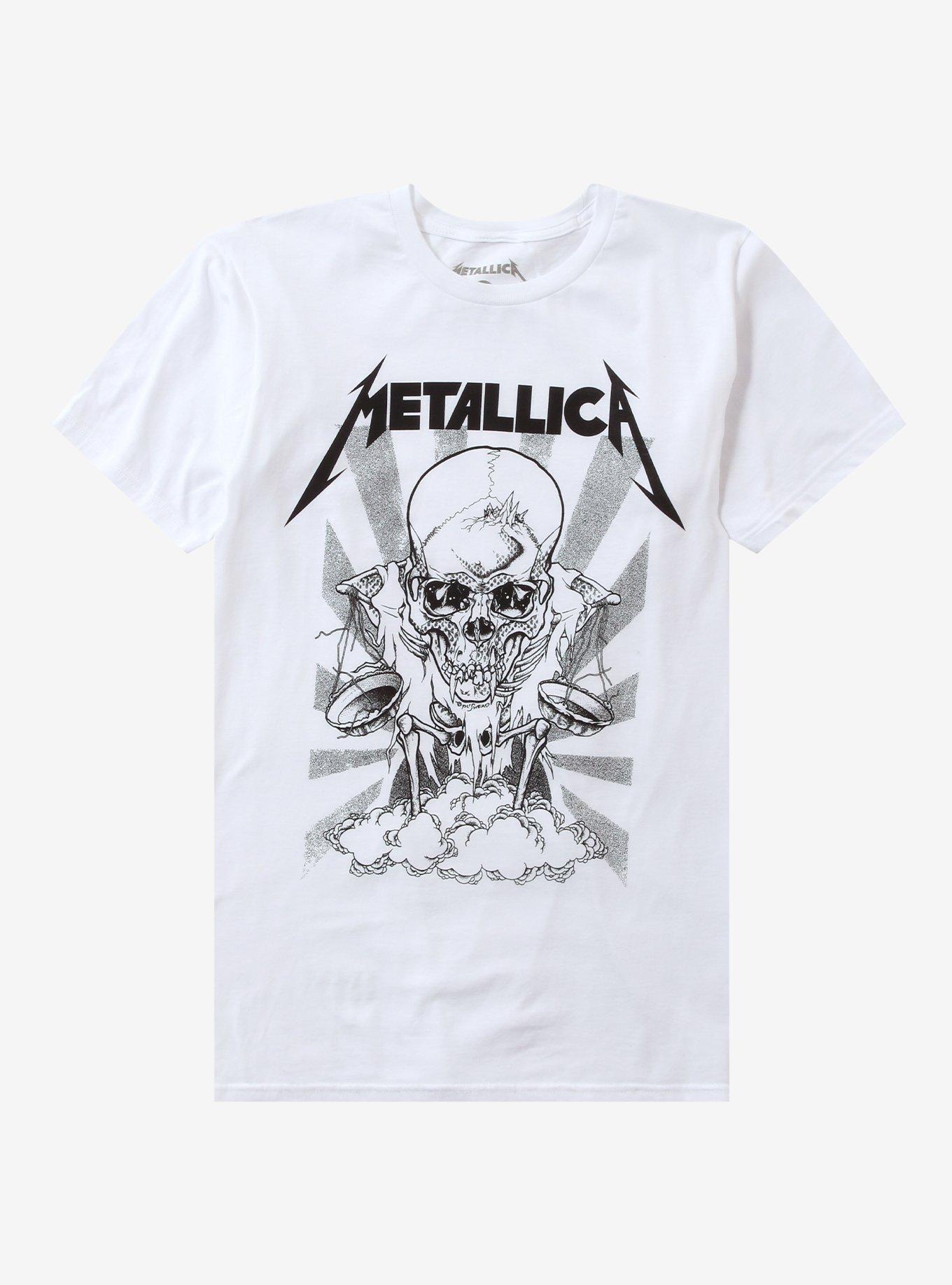Metallica Skull & Justice Scales T-Shirt, , hi-res
