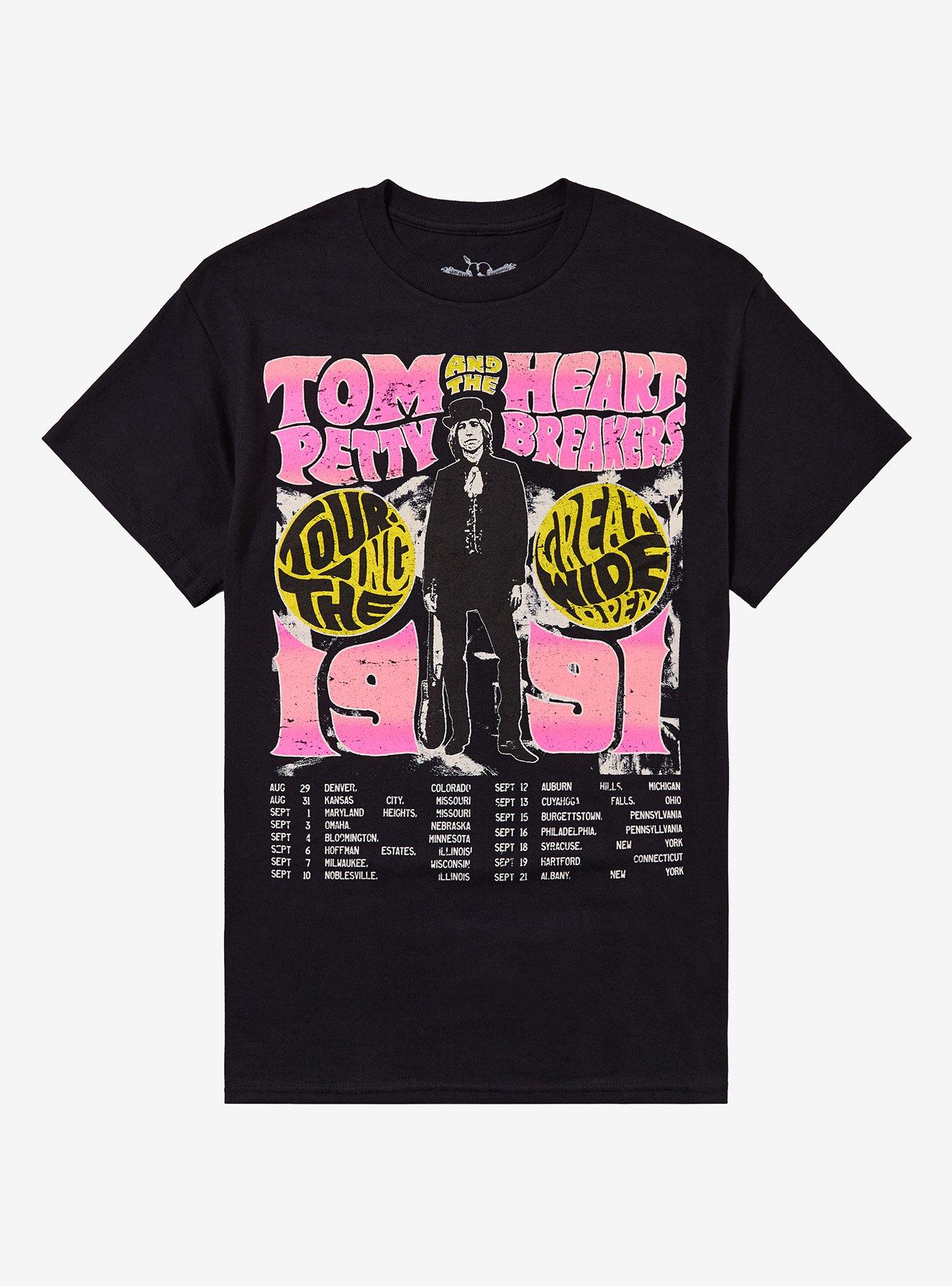 Tom Petty And The Heartbreakers Great Wide Open 1991 Tour T-Shirt, , hi-res