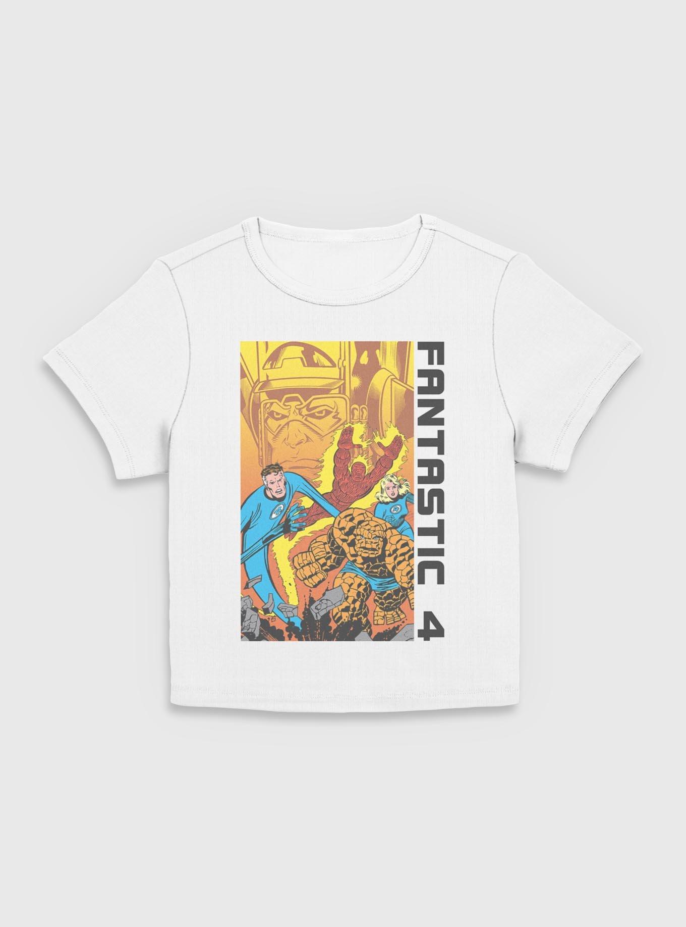 Marvel Fantastic Four Vs Galactus Womens Baby T-Shirt, EGRET, hi-res
