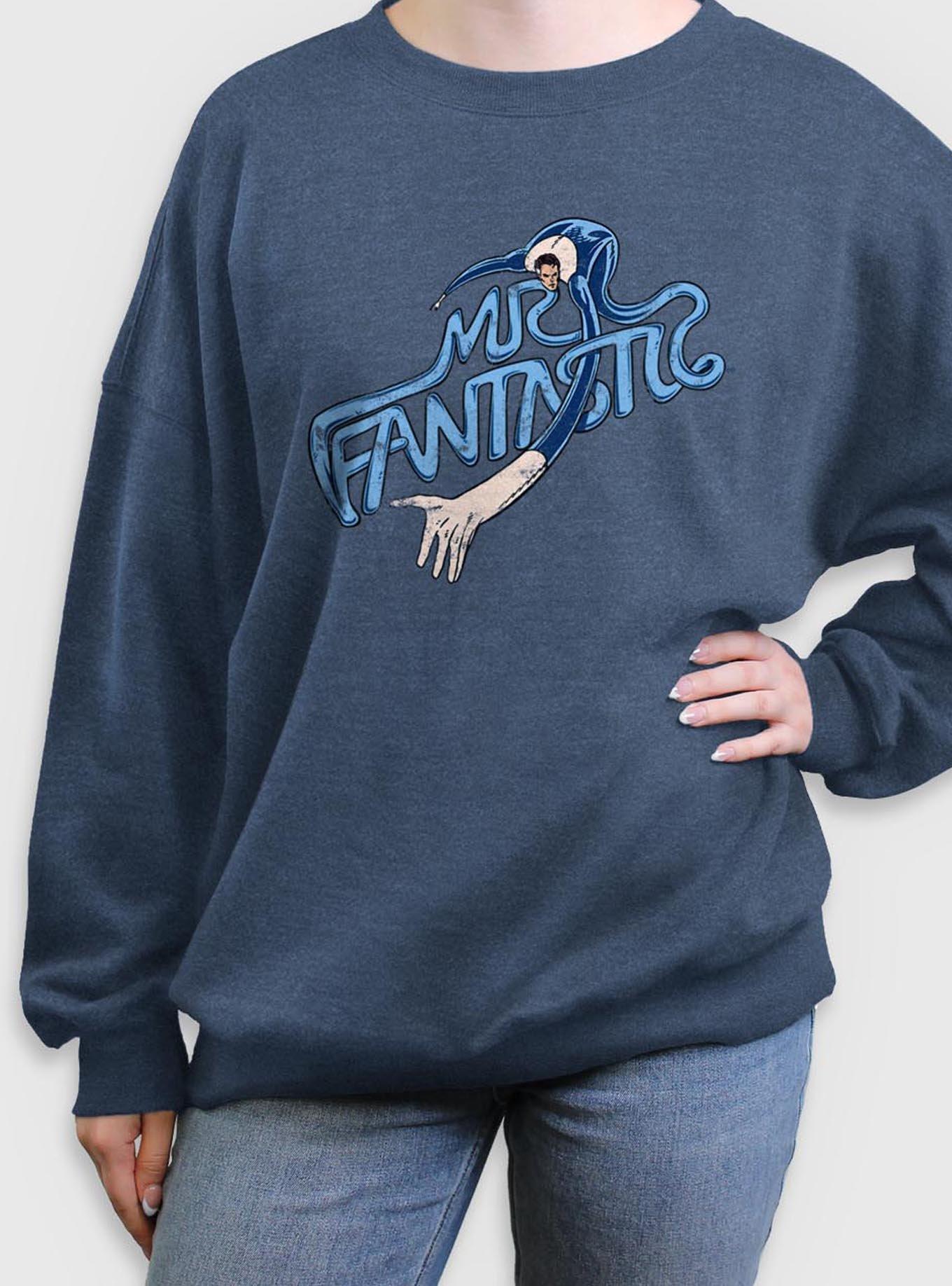 Marvel Fantastic Four Stretch Mr. Fantastic Womens Oversized Sweatshirt, , hi-res