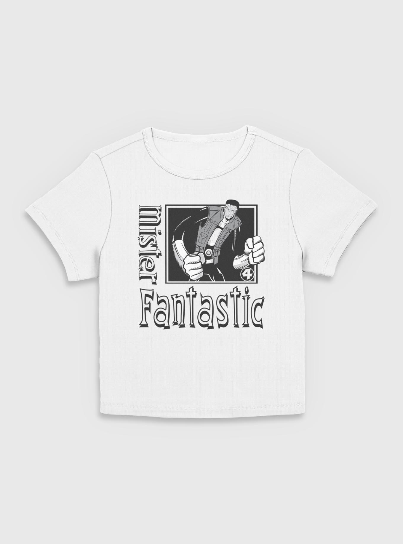 Marvel Fantastic Four Mr. Fantastic Pose Womens Baby T-Shirt, EGRET, hi-res