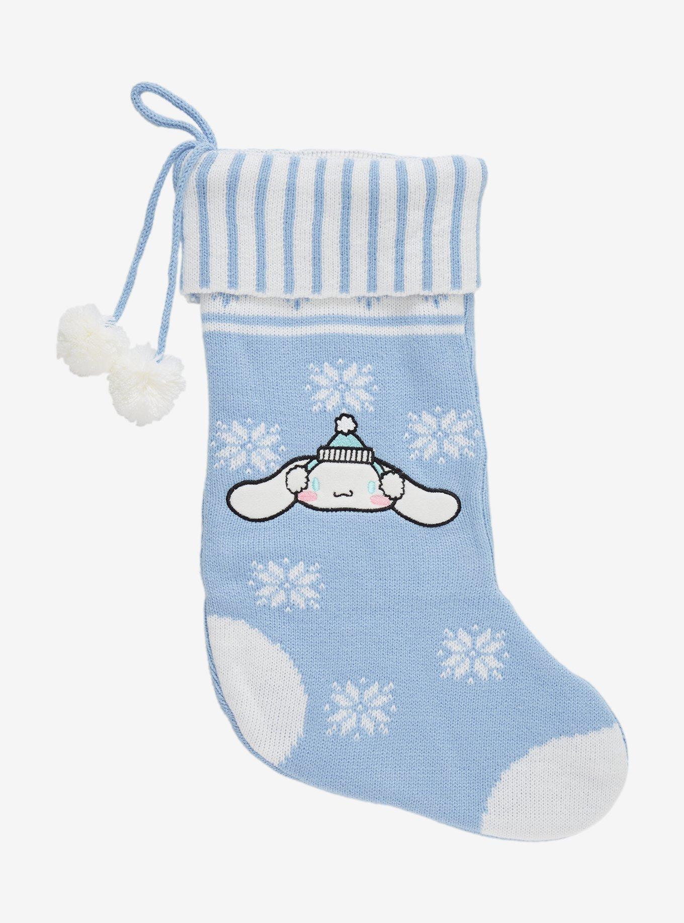 Cinnamoroll Snowflake Stripe Stocking, , hi-res