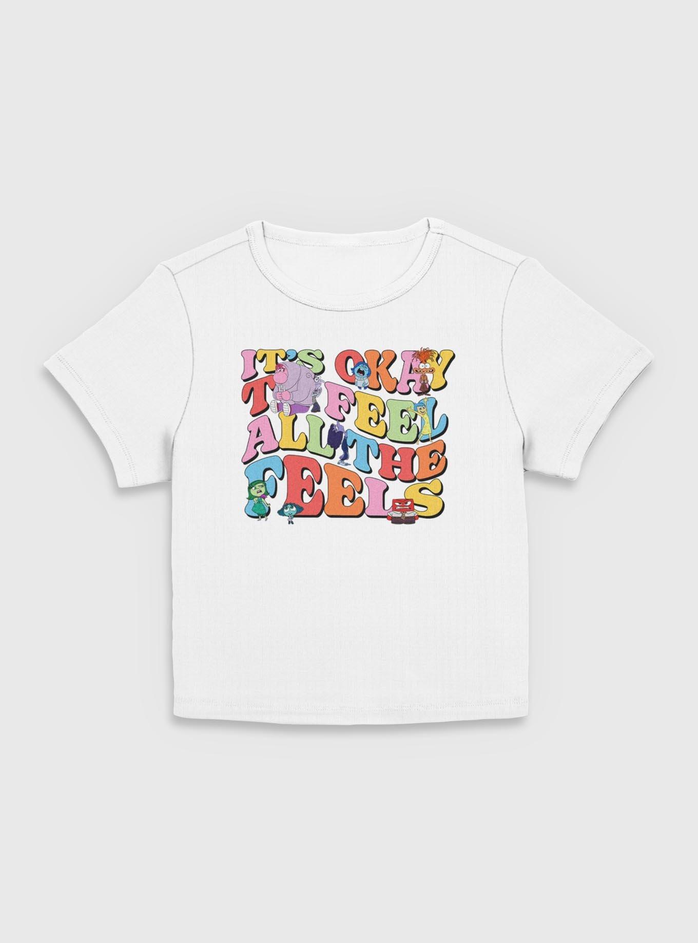 Disney Pixar Inside Out 2 Feel All The Feels Women Baby T-Shirt, , hi-res