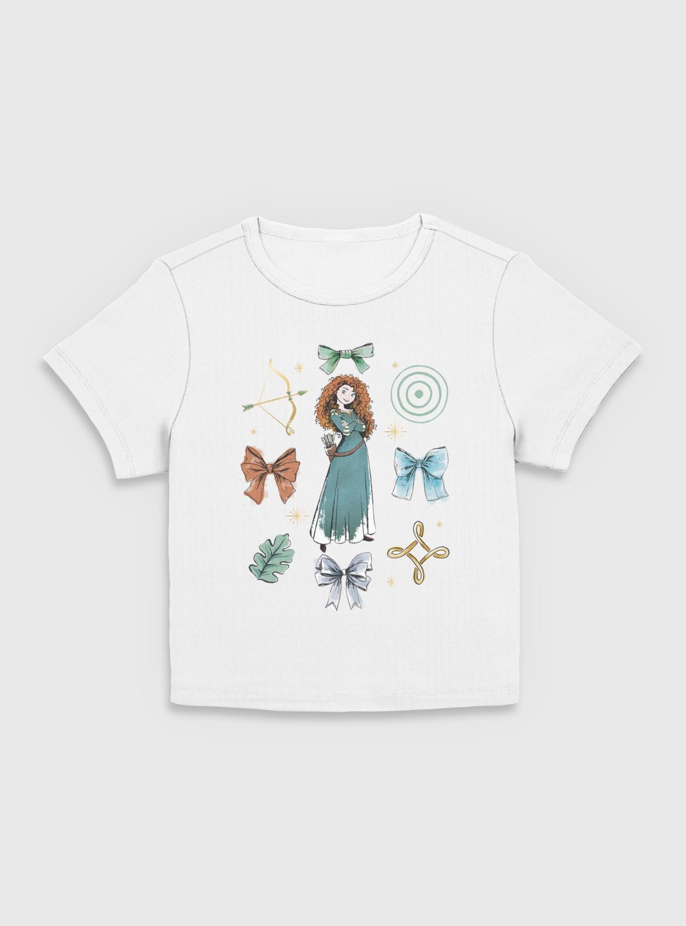 Disney Princesses Merida Bows Women Baby T-Shirt, EGRET, hi-res