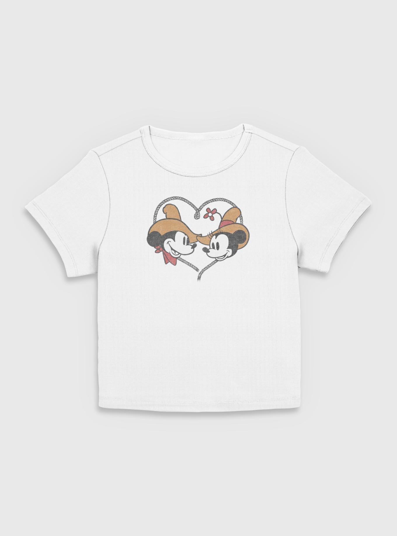 Disney Mickey Mouse & Minnie Mouse Western Women Baby T-Shirt
