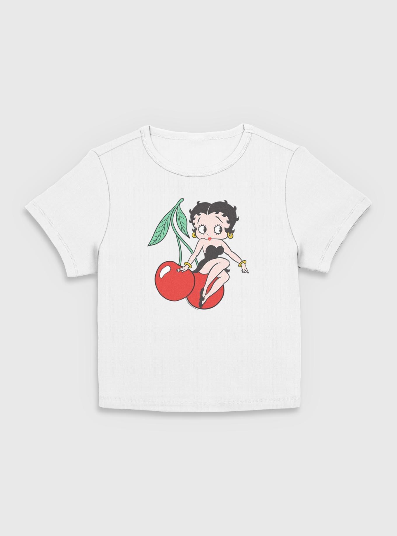 Betty Boop Betty Cherries Women Baby T-Shirt, , hi-res