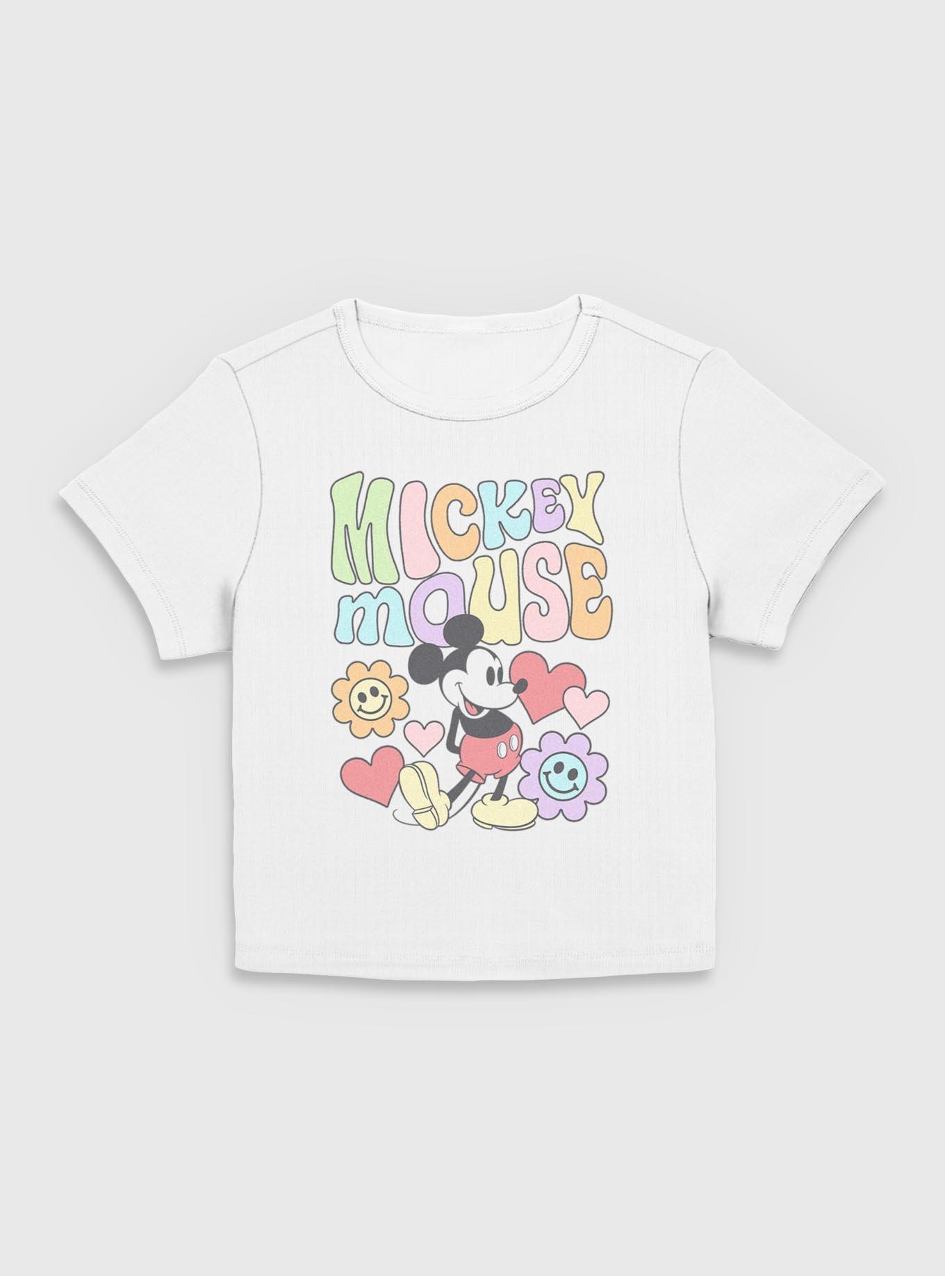Disney Mickey Mouse Flower Faces Women Baby T-Shirt, , hi-res