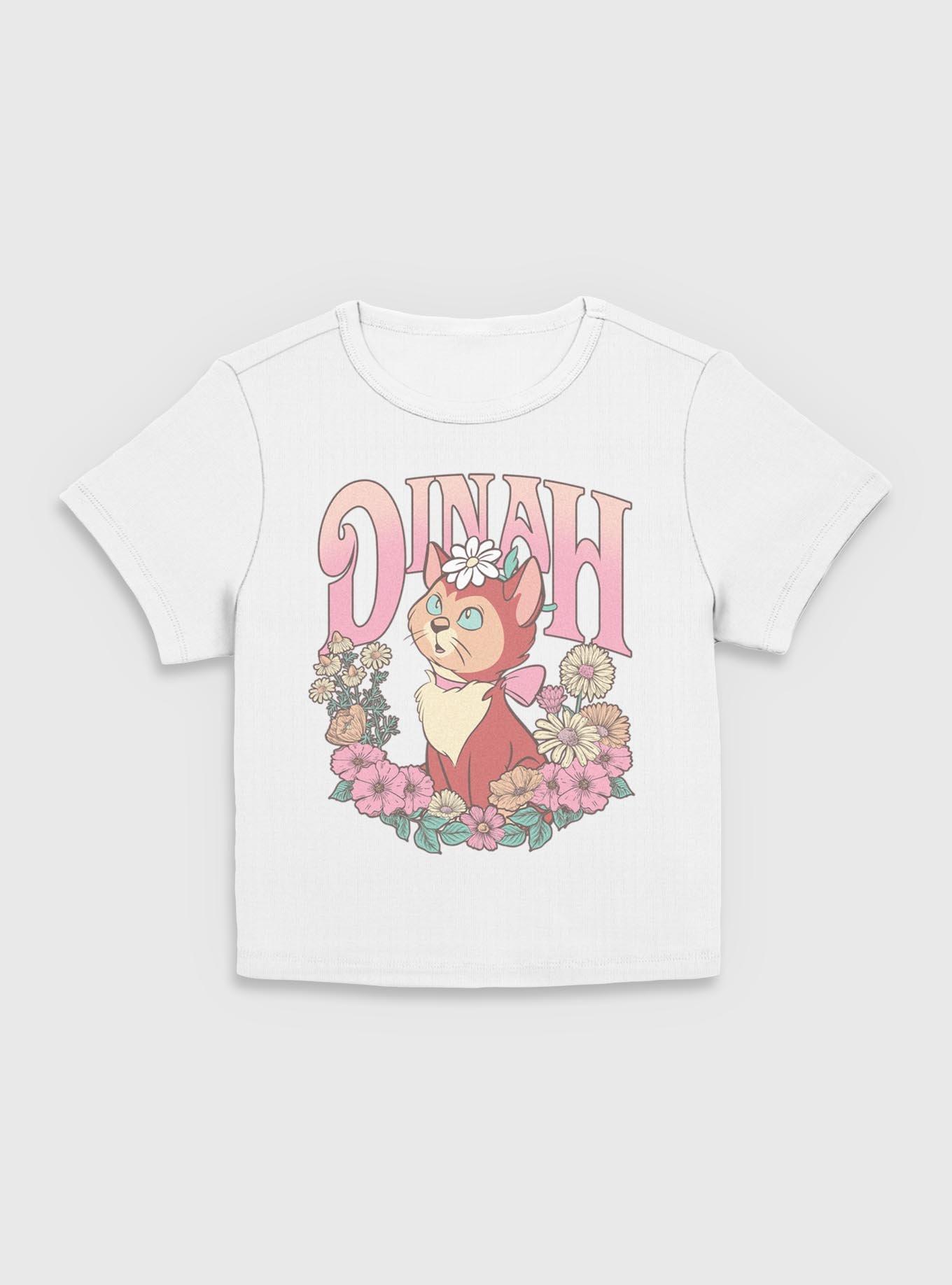 Disney Alice In Wonderland Dinah Floral Wreath Women Baby T-Shirt, , hi-res