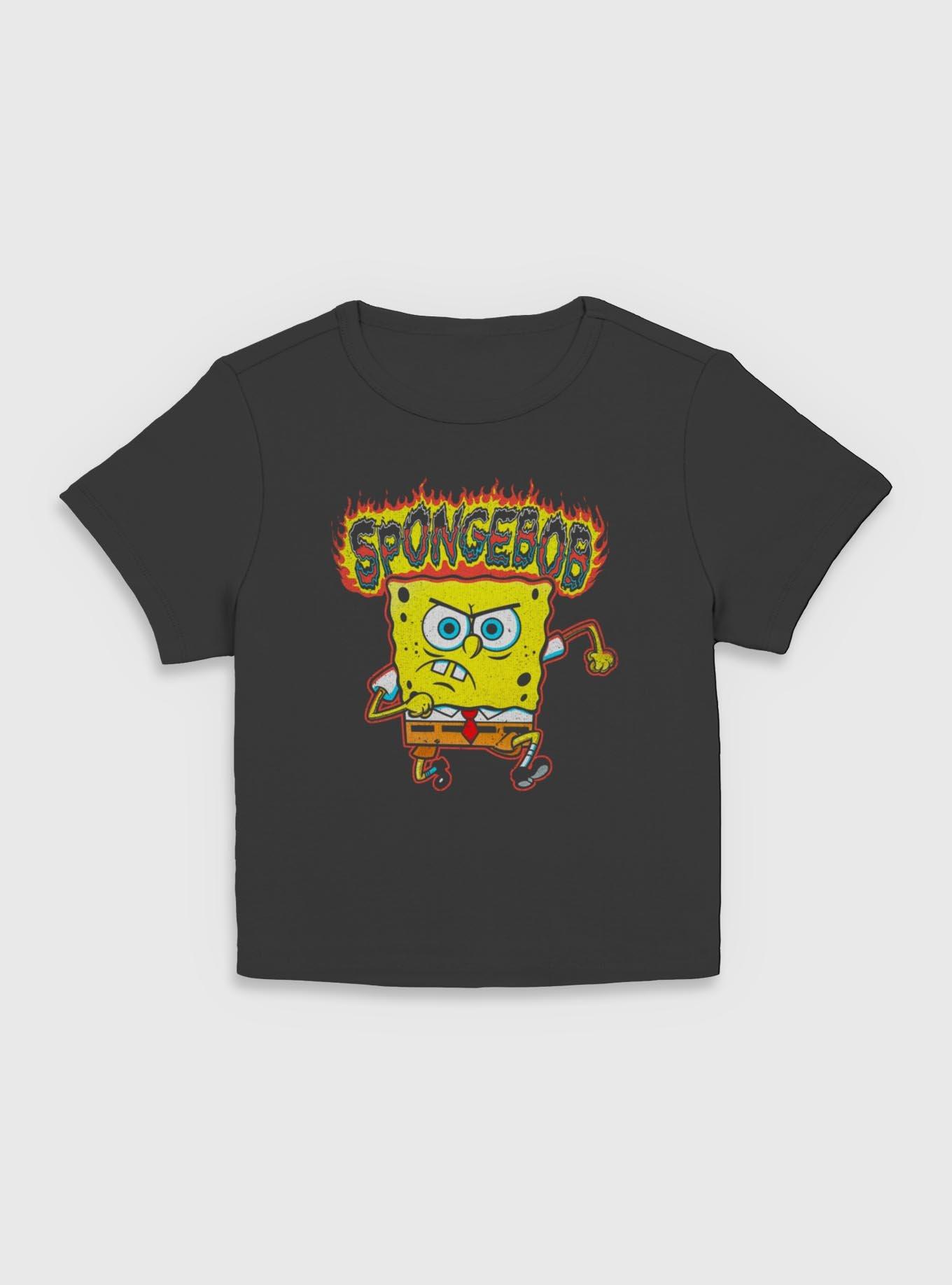 Spongebob Squarepants Flame  Women Baby T-Shirt, , hi-res
