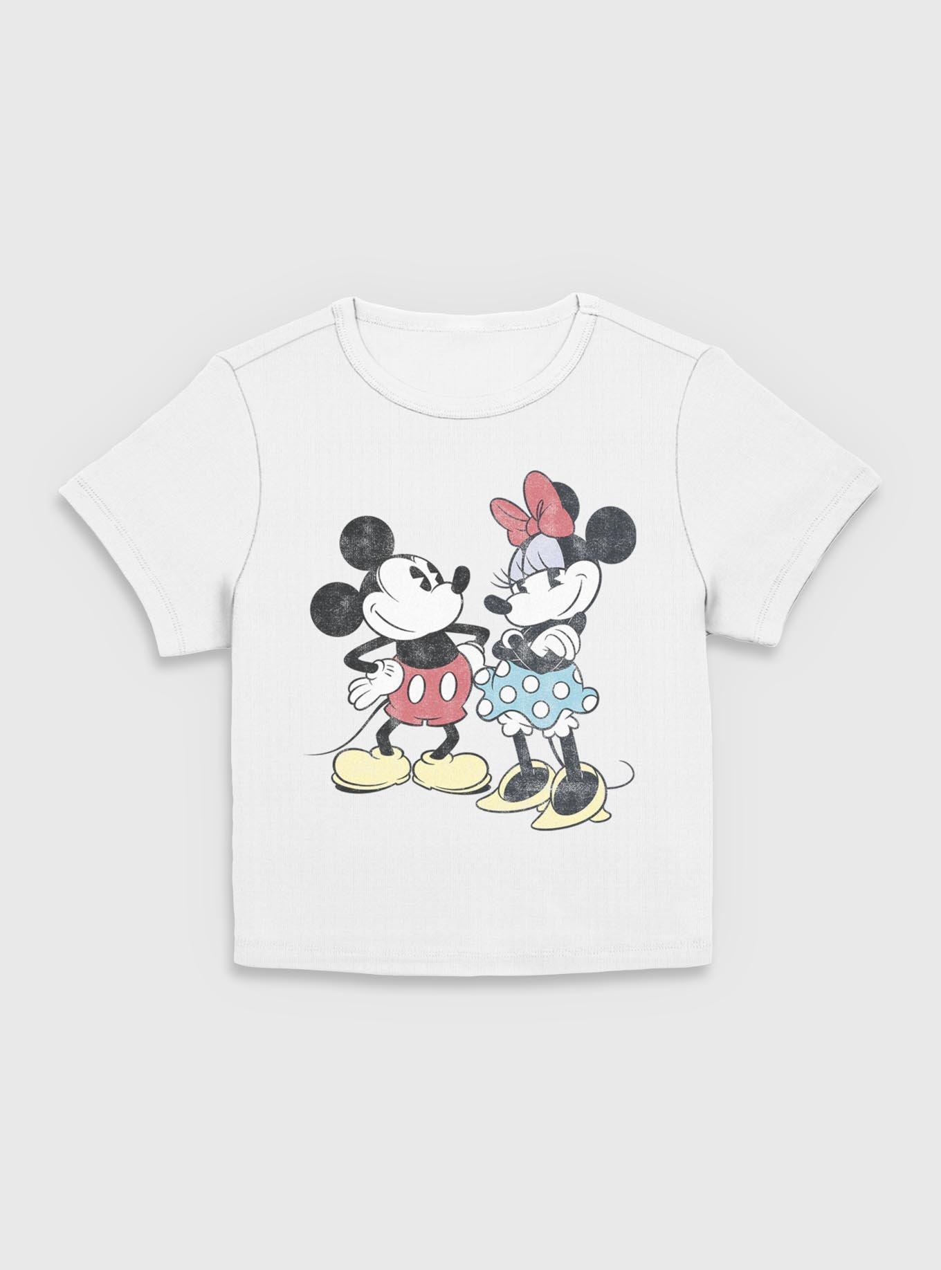 Disney Mickey Mouse Mickey And Minnie Retro Women Baby T-Shirt