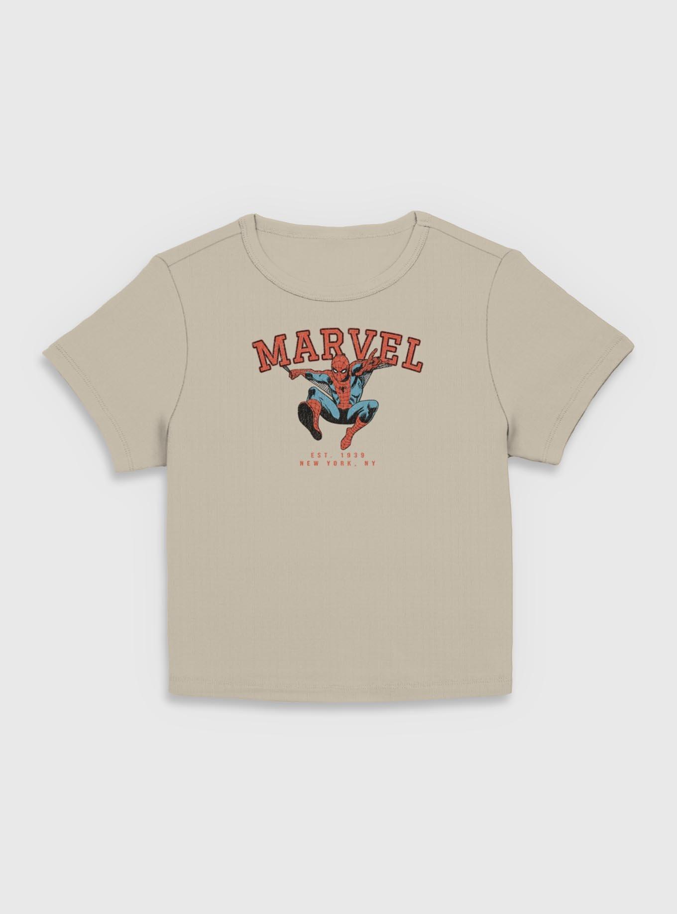 Marvel Collegiate Spidey Women Baby T-Shirt, , hi-res