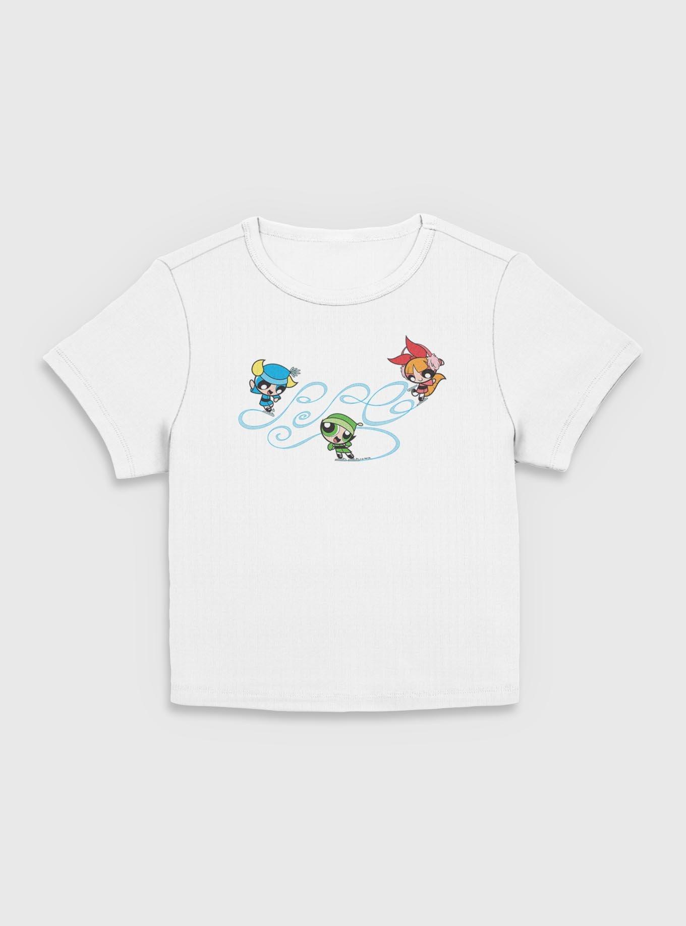 The Powerpuff Girls Playing On The Ice  Women Baby T-Shirt, , hi-res