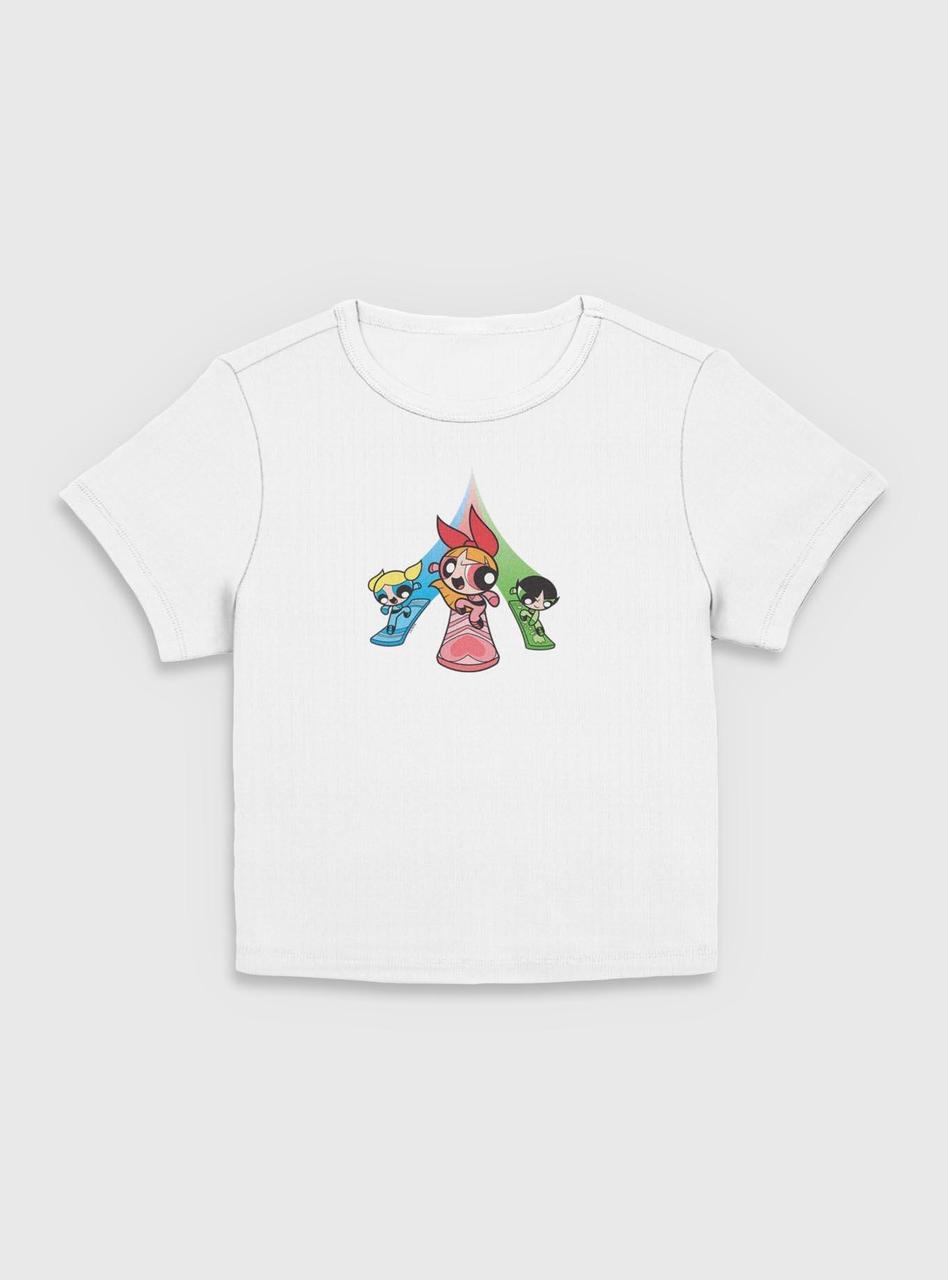 The Powerpuff Snowboard Women Baby T-Shirt, , hi-res
