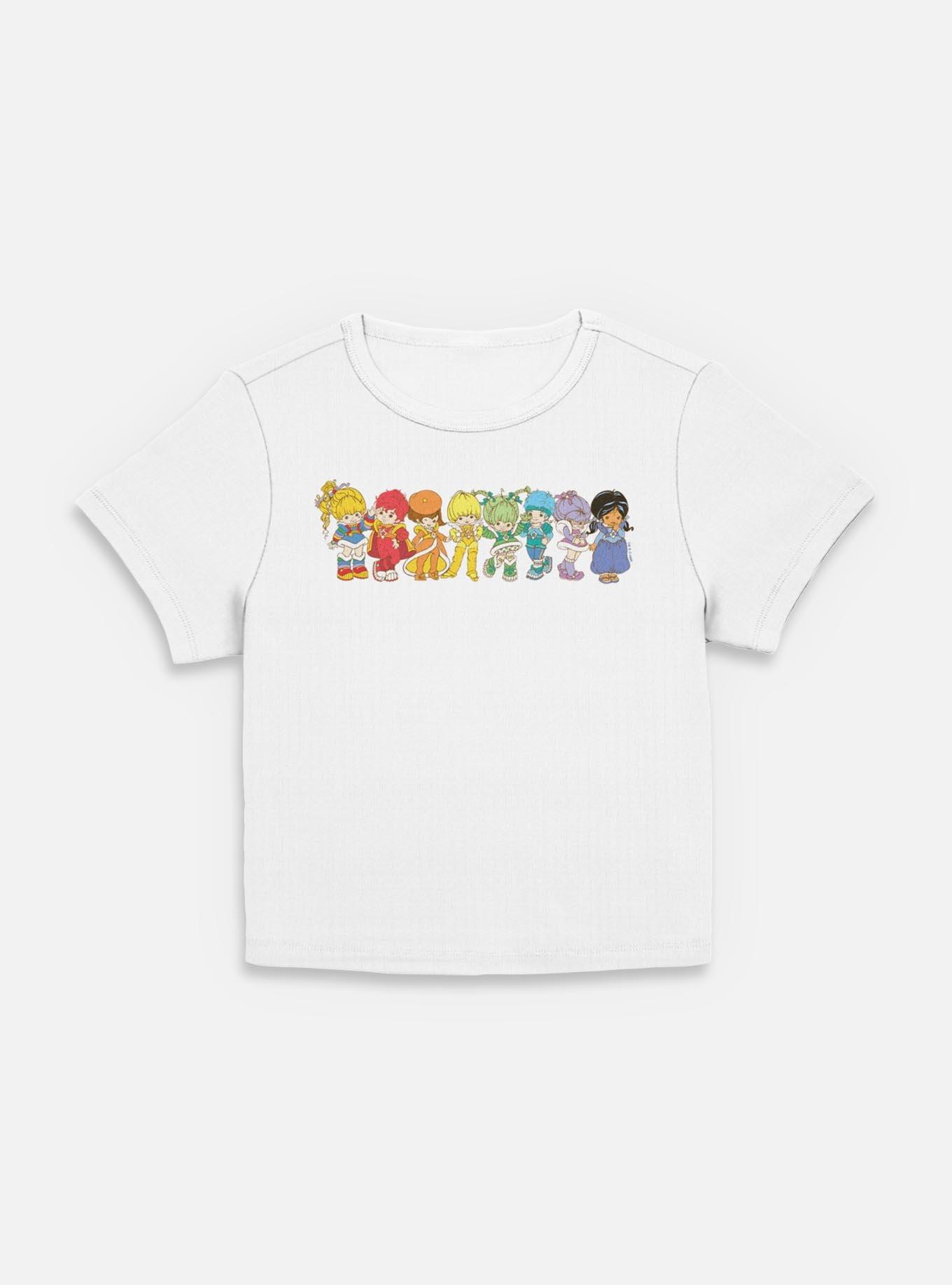 Rainbow Brite Line Up Women Baby T-Shirt, EGRET, hi-res
